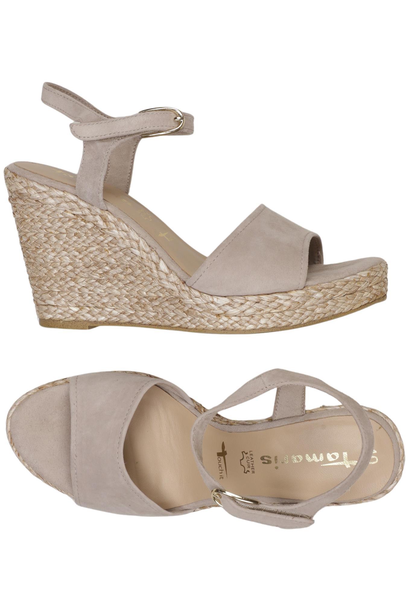 

Tamaris Damen Sandale, beige, Gr. 40