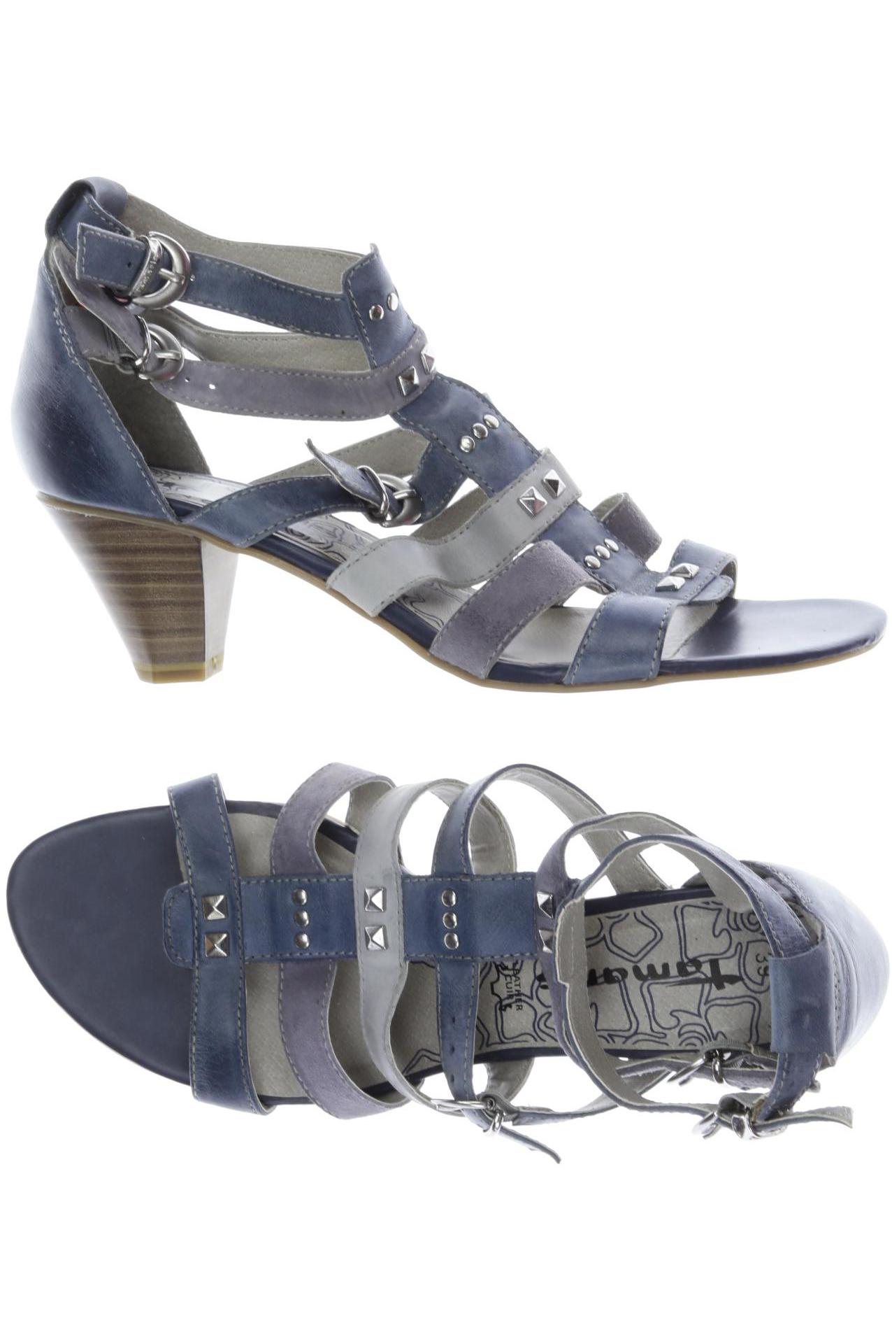 

Tamaris Damen Sandale, blau, Gr. 39