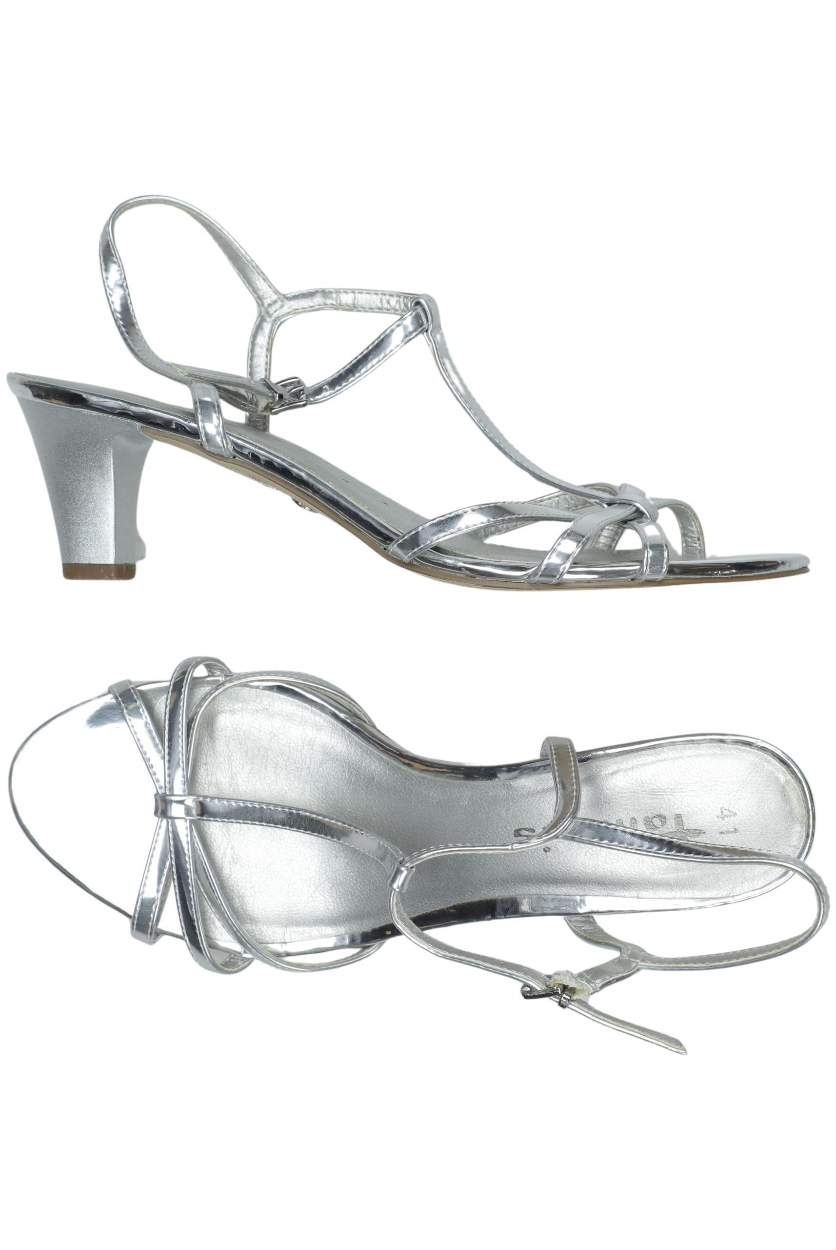 

Tamaris Damen Sandale, silber, Gr. 41
