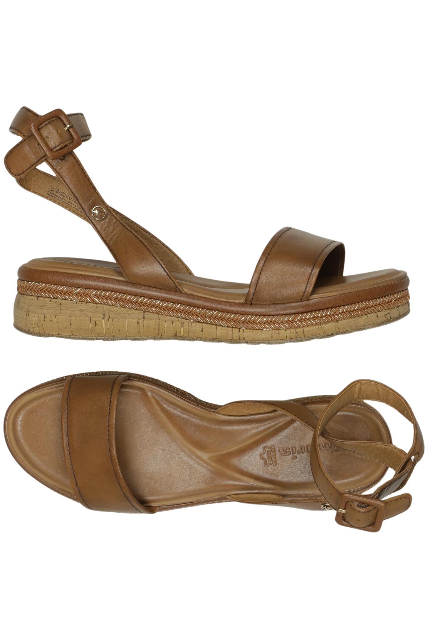 

Tamaris Damen Sandale, braun, Gr. 41