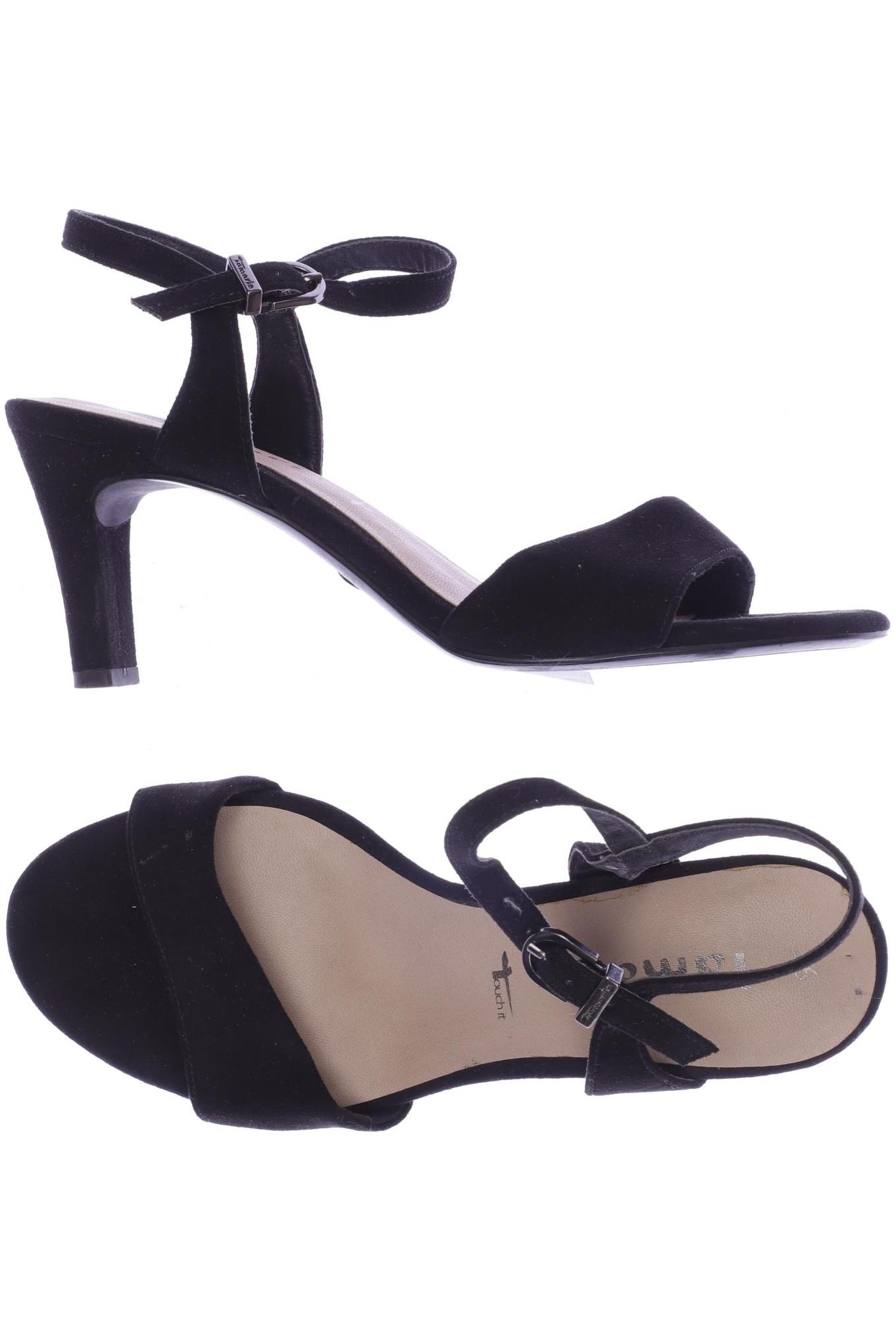 

Tamaris Damen Sandale, schwarz, Gr. 36