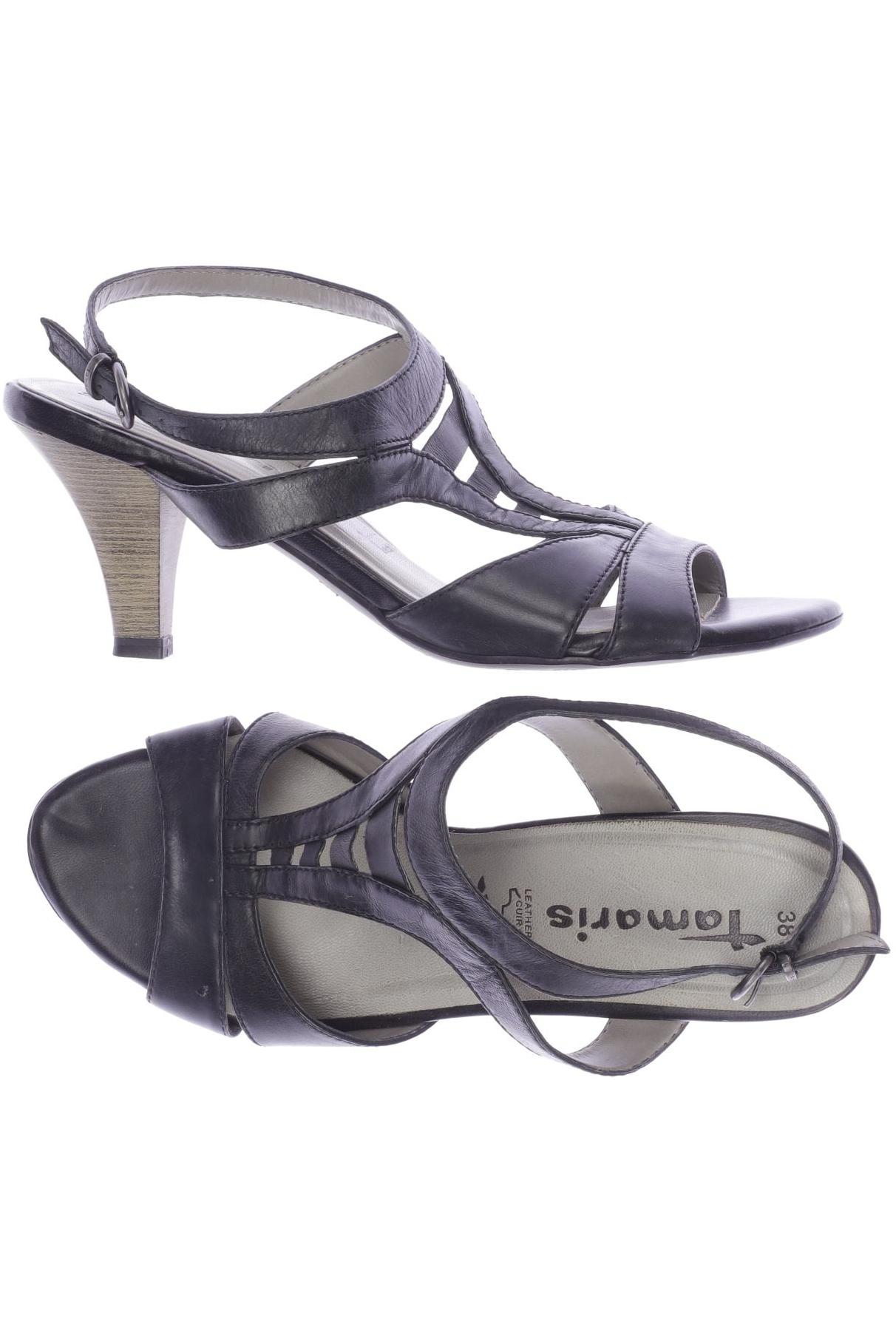 

Tamaris Damen Sandale, schwarz