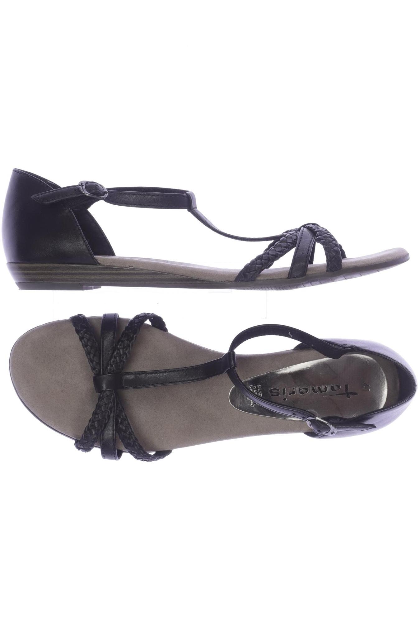 

Tamaris Damen Sandale, schwarz, Gr. 41