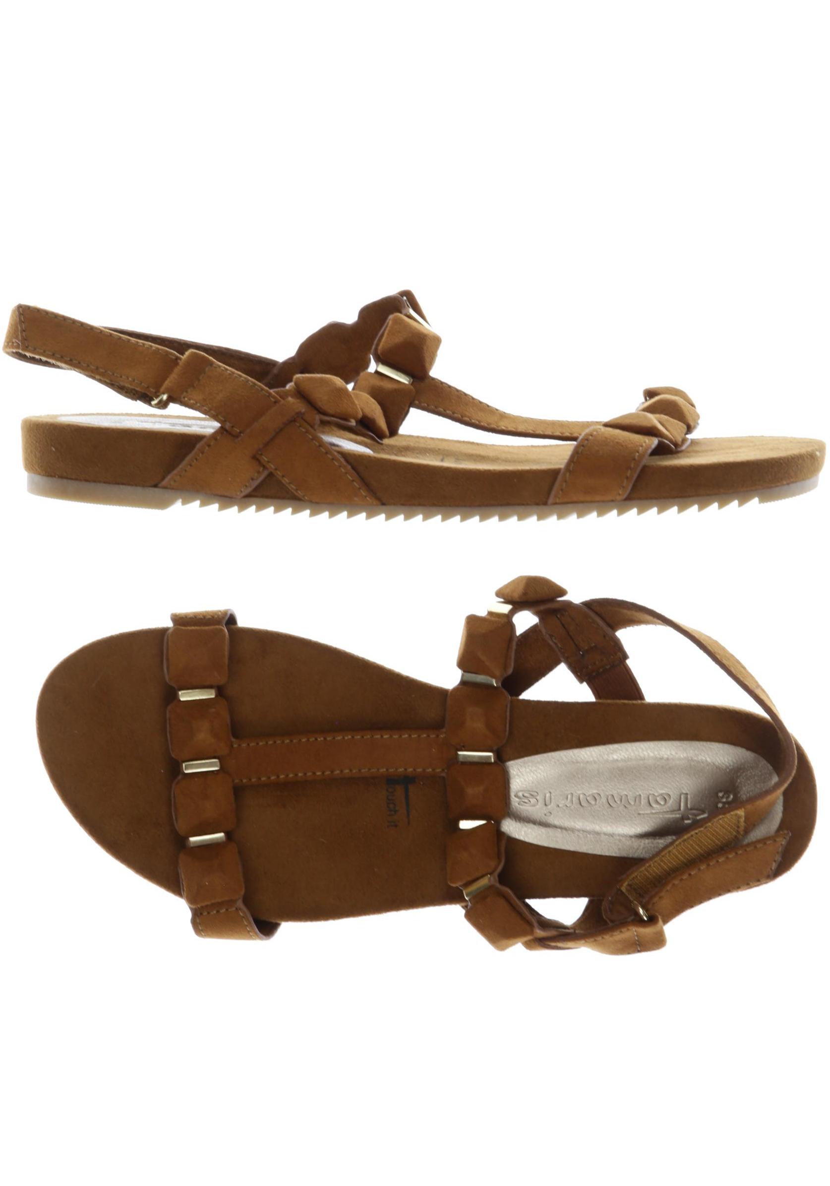 

Tamaris Damen Sandale, braun, Gr. 38