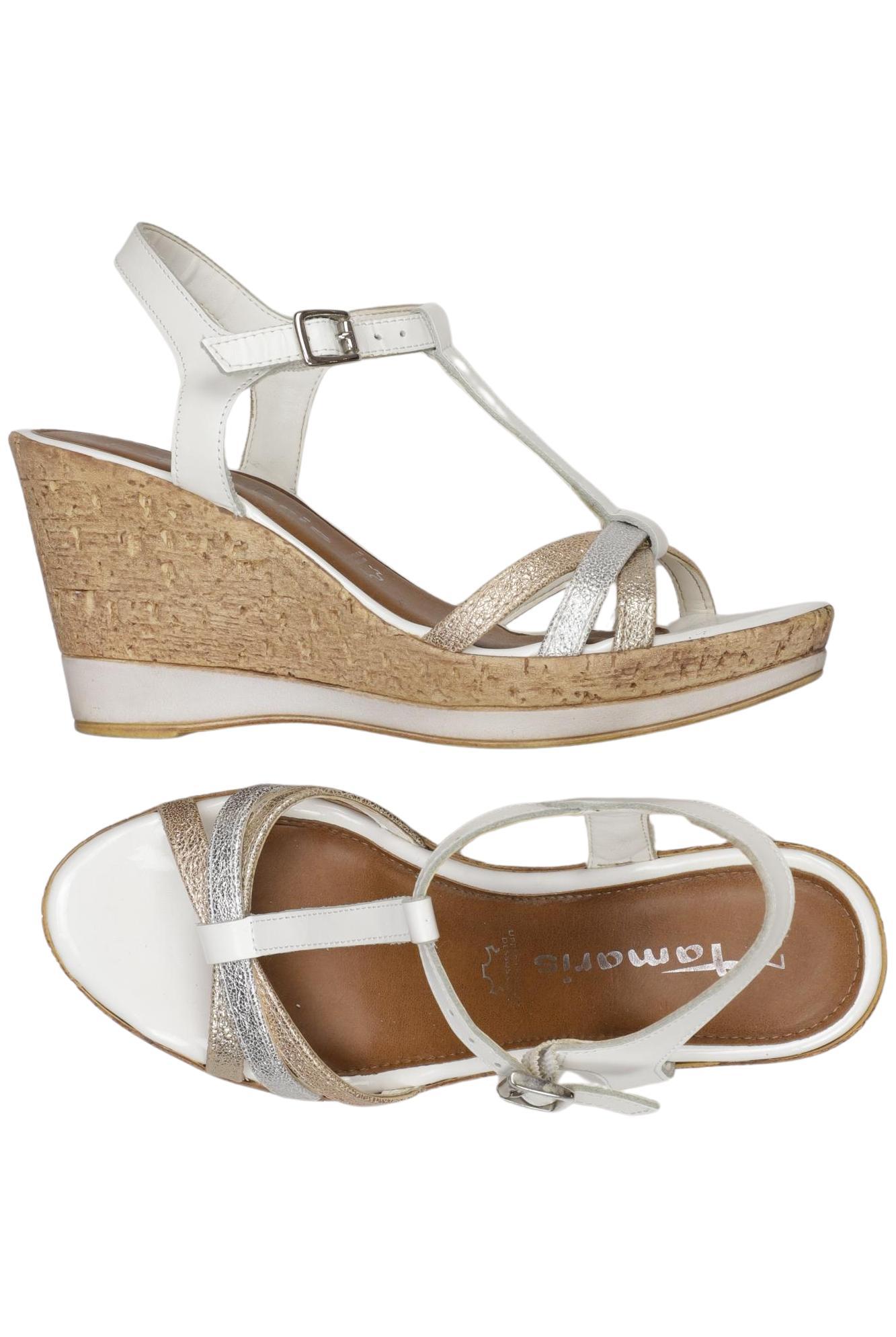 

Tamaris Damen Sandale, weiß, Gr. 37