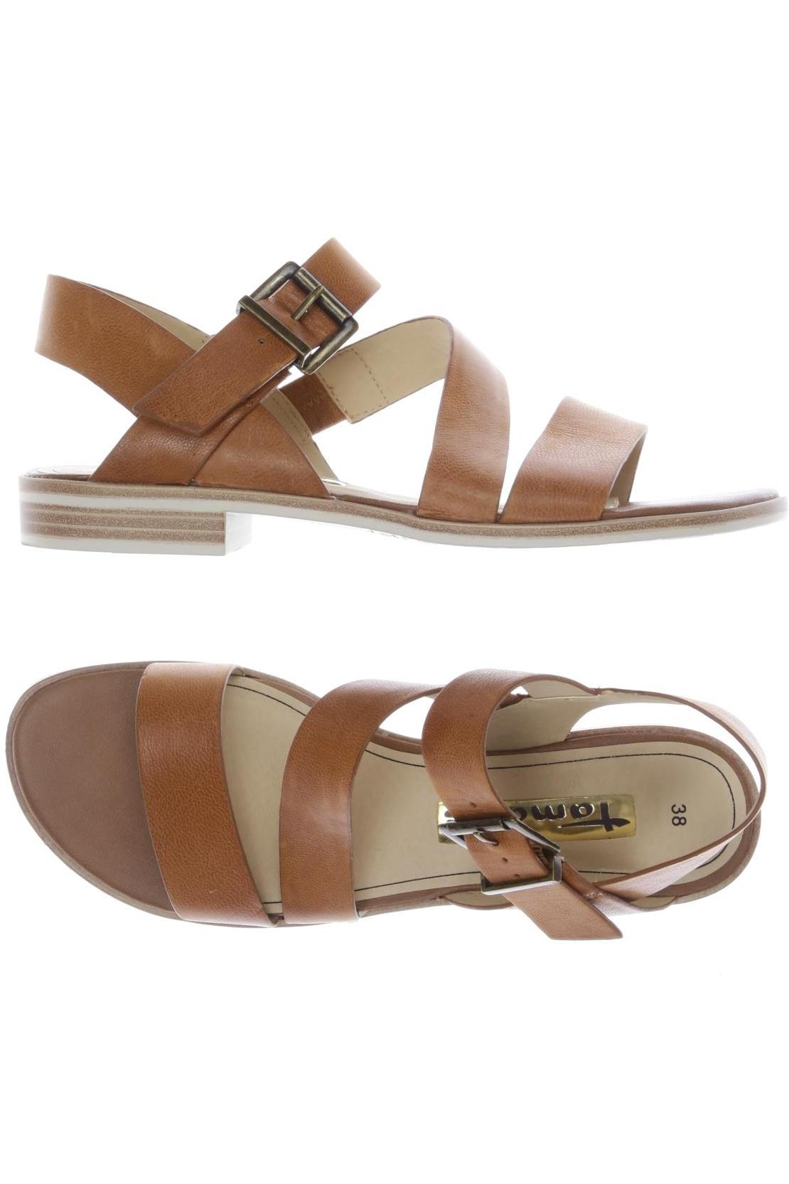 

Tamaris Damen Sandale, braun, Gr. 38