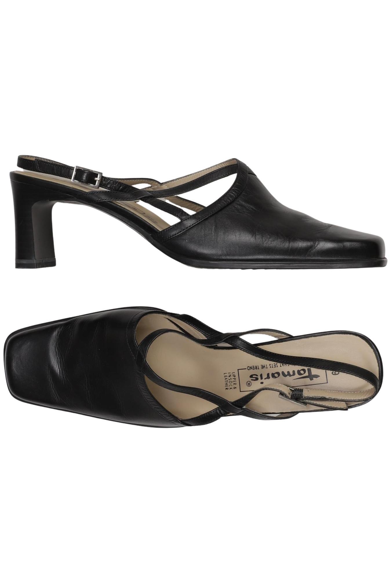 

Tamaris Damen Sandale, schwarz, Gr. 39