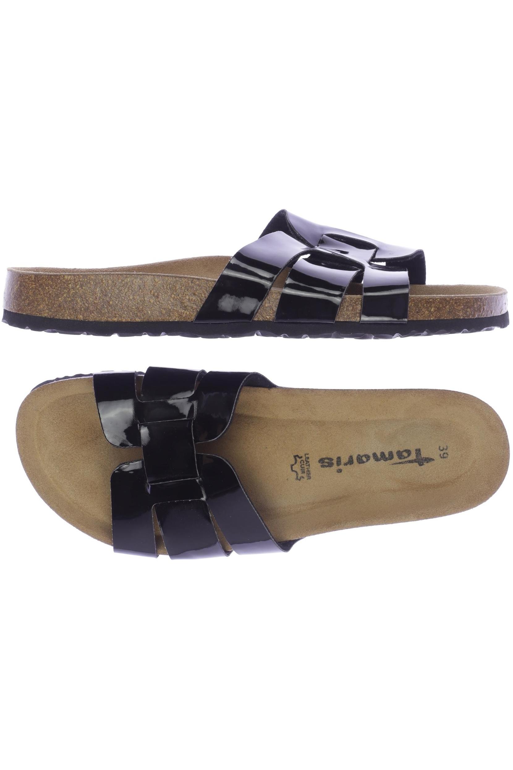 

Tamaris Damen Sandale, schwarz, Gr. 39