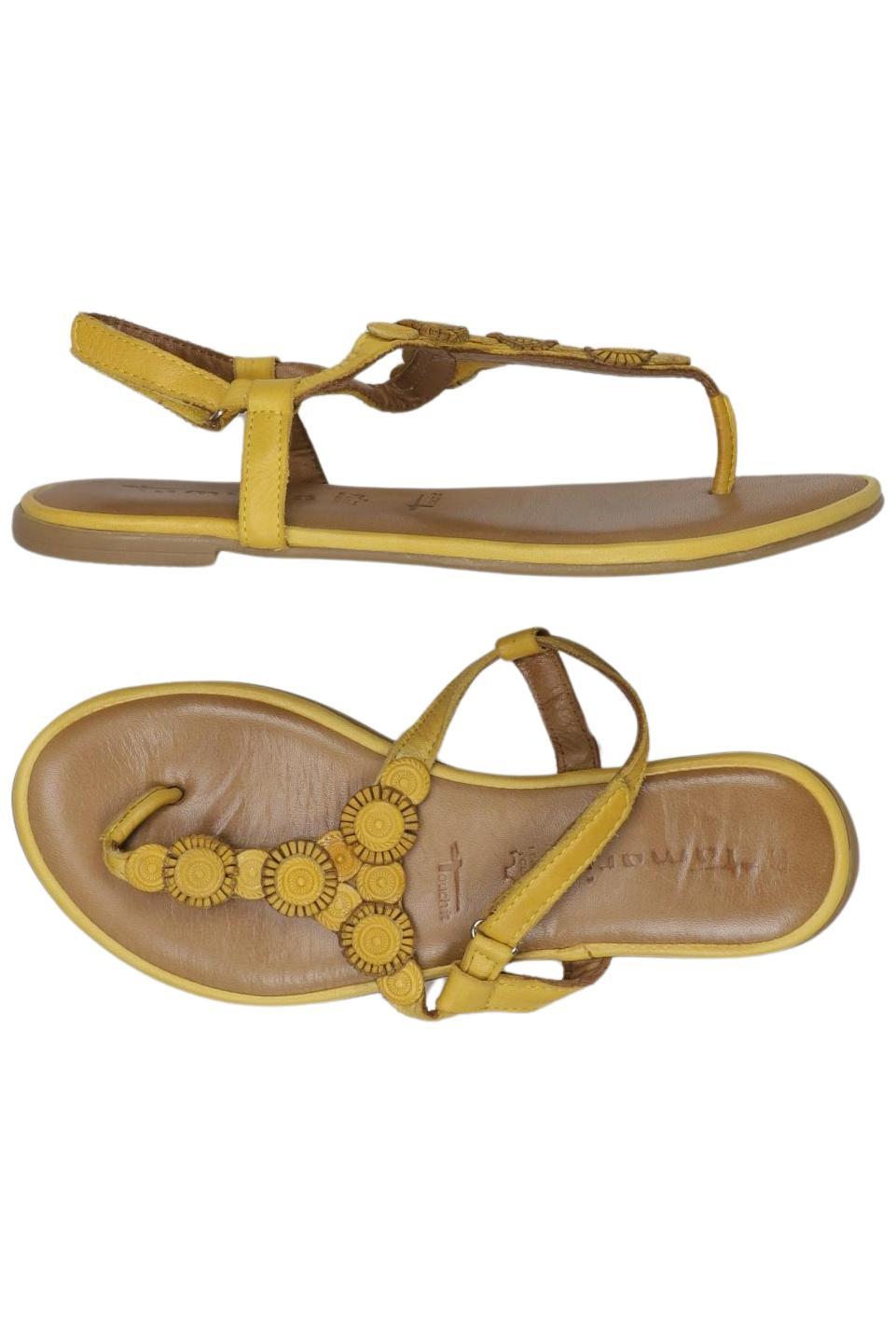 

Tamaris Damen Sandale, gelb, Gr. 39