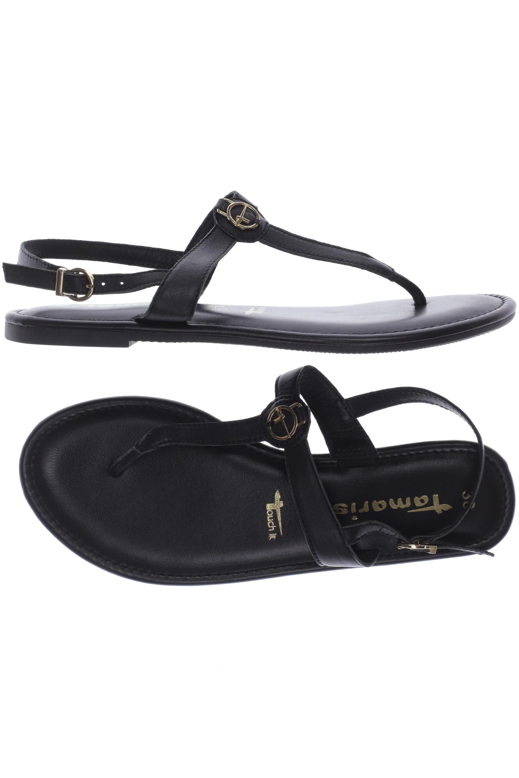 

Tamaris Damen Sandale, schwarz