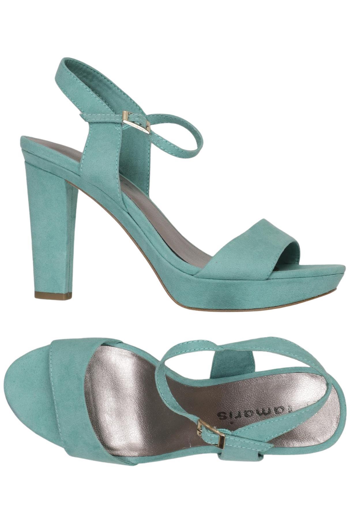 

Tamaris Damen Sandale, türkis, Gr. 39