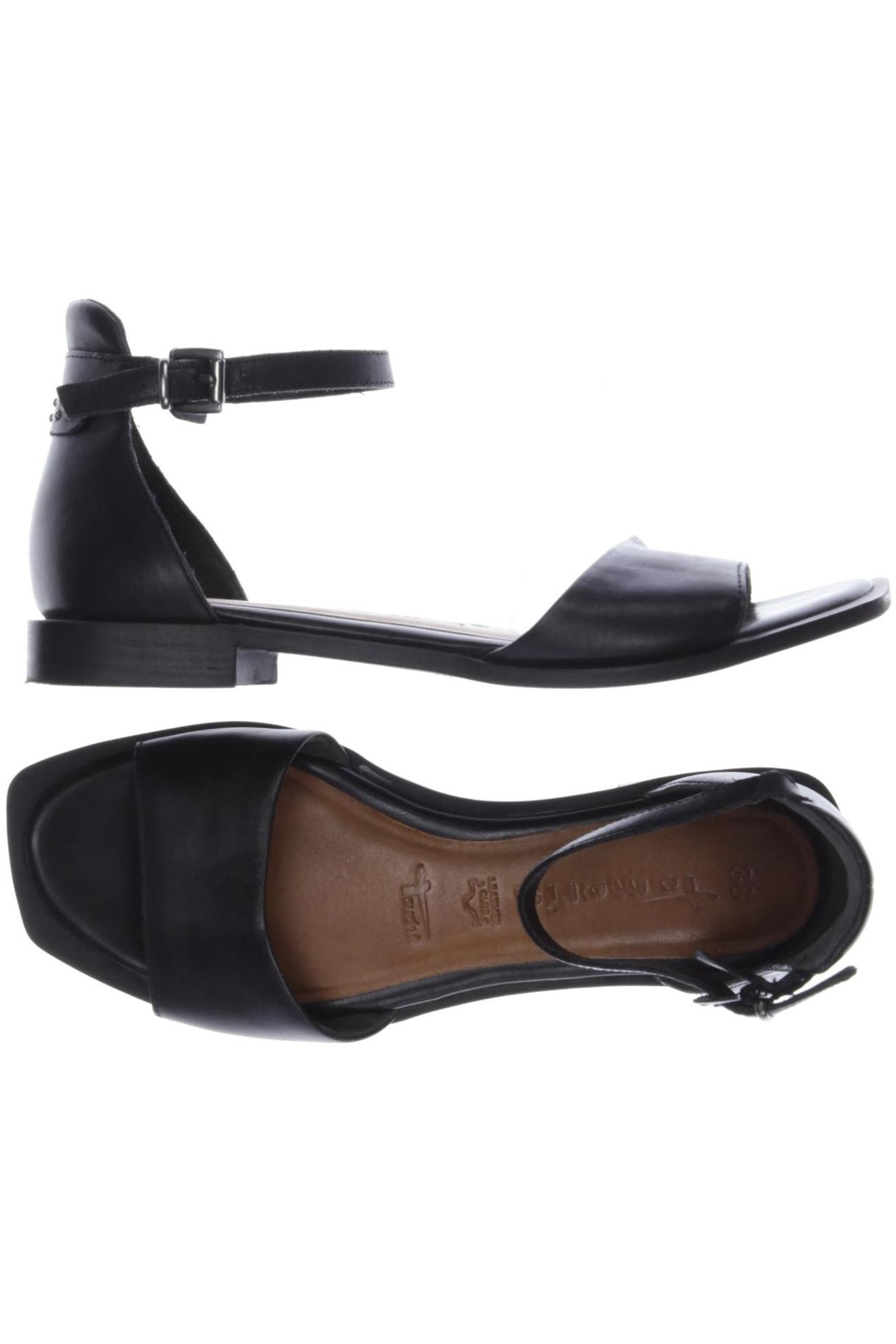 

Tamaris Damen Sandale, schwarz, Gr. 38