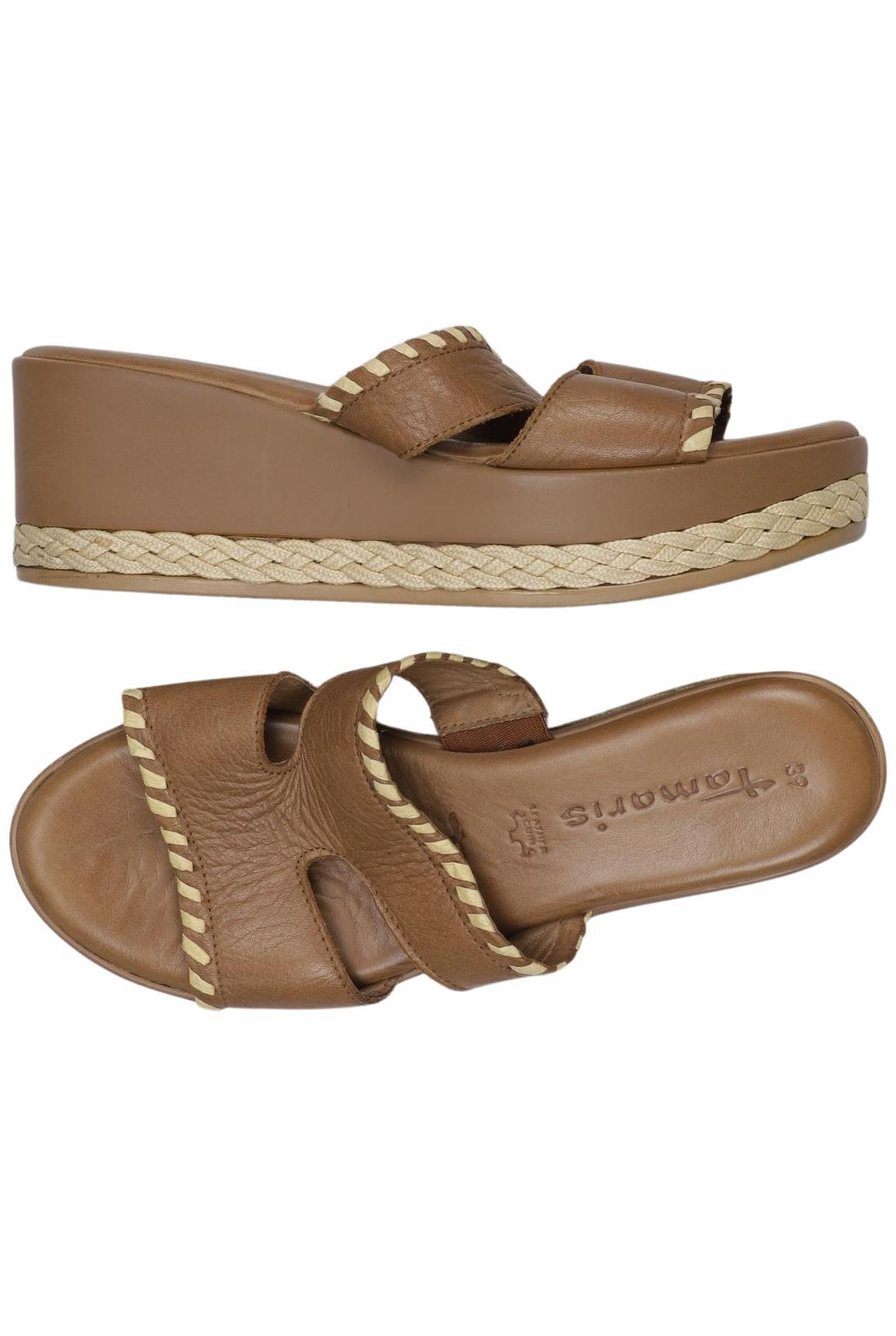 

Tamaris Damen Sandale, braun, Gr. 39