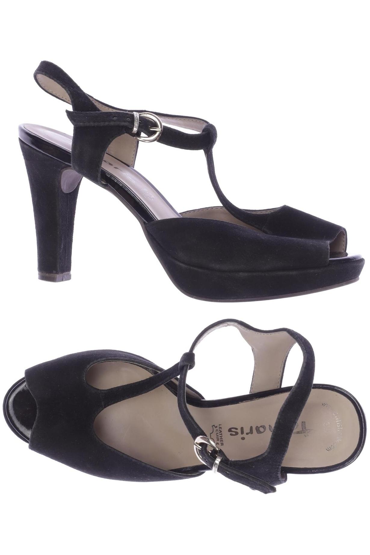 

Tamaris Damen Sandale, schwarz, Gr. 39
