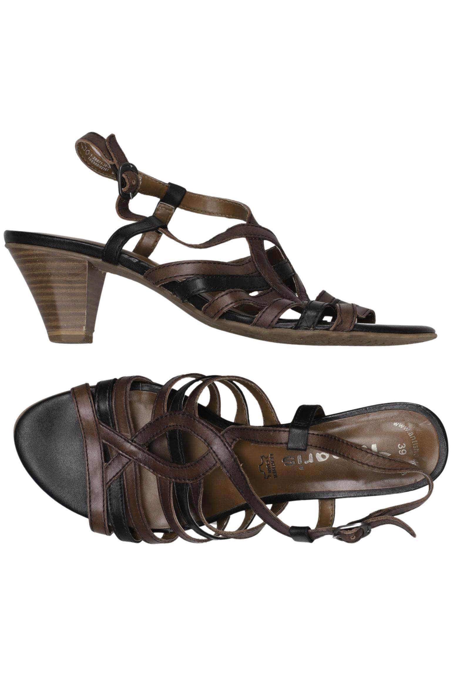 

Tamaris Damen Sandale, braun, Gr. 39