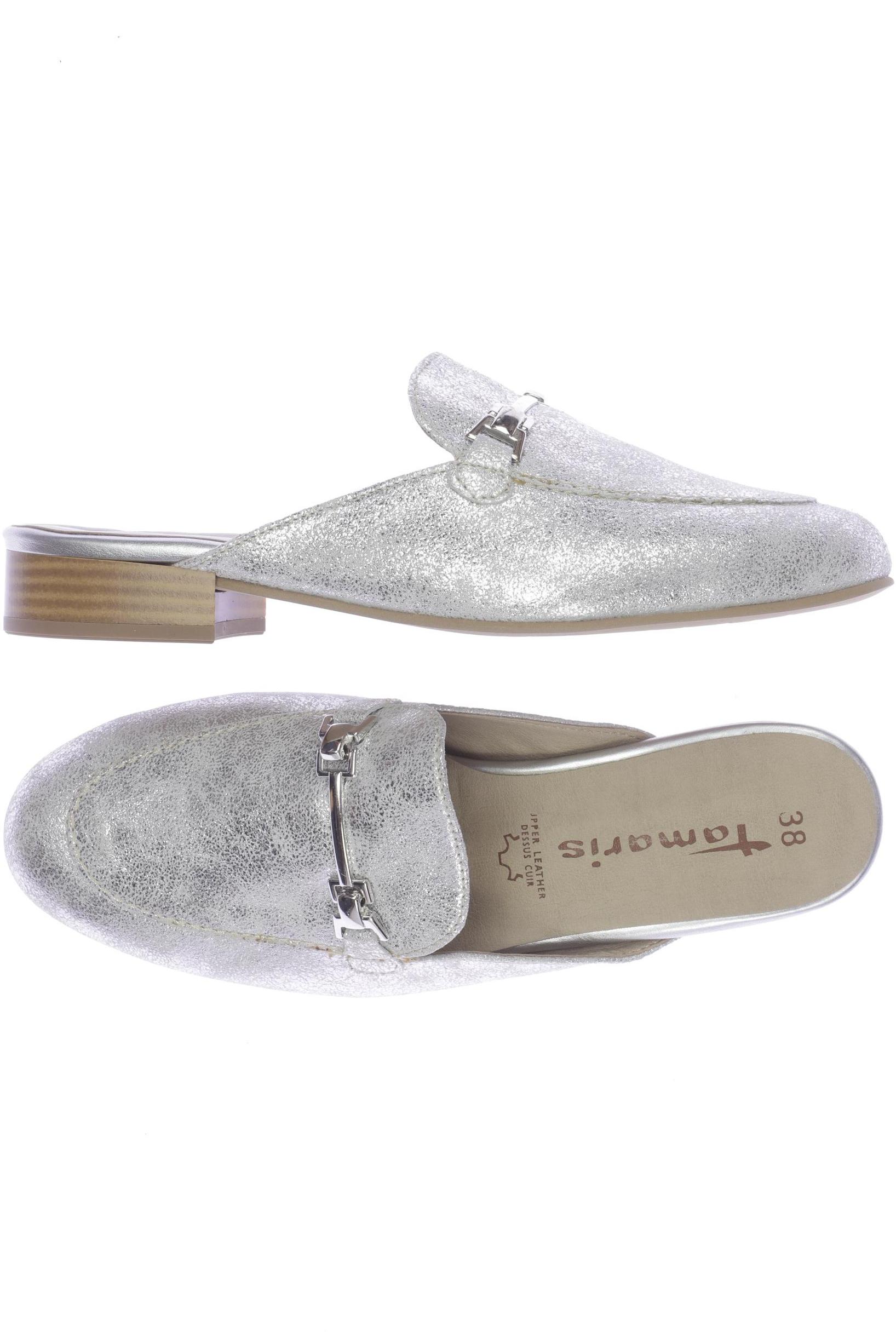 

Tamaris Damen Sandale, silber, Gr. 38