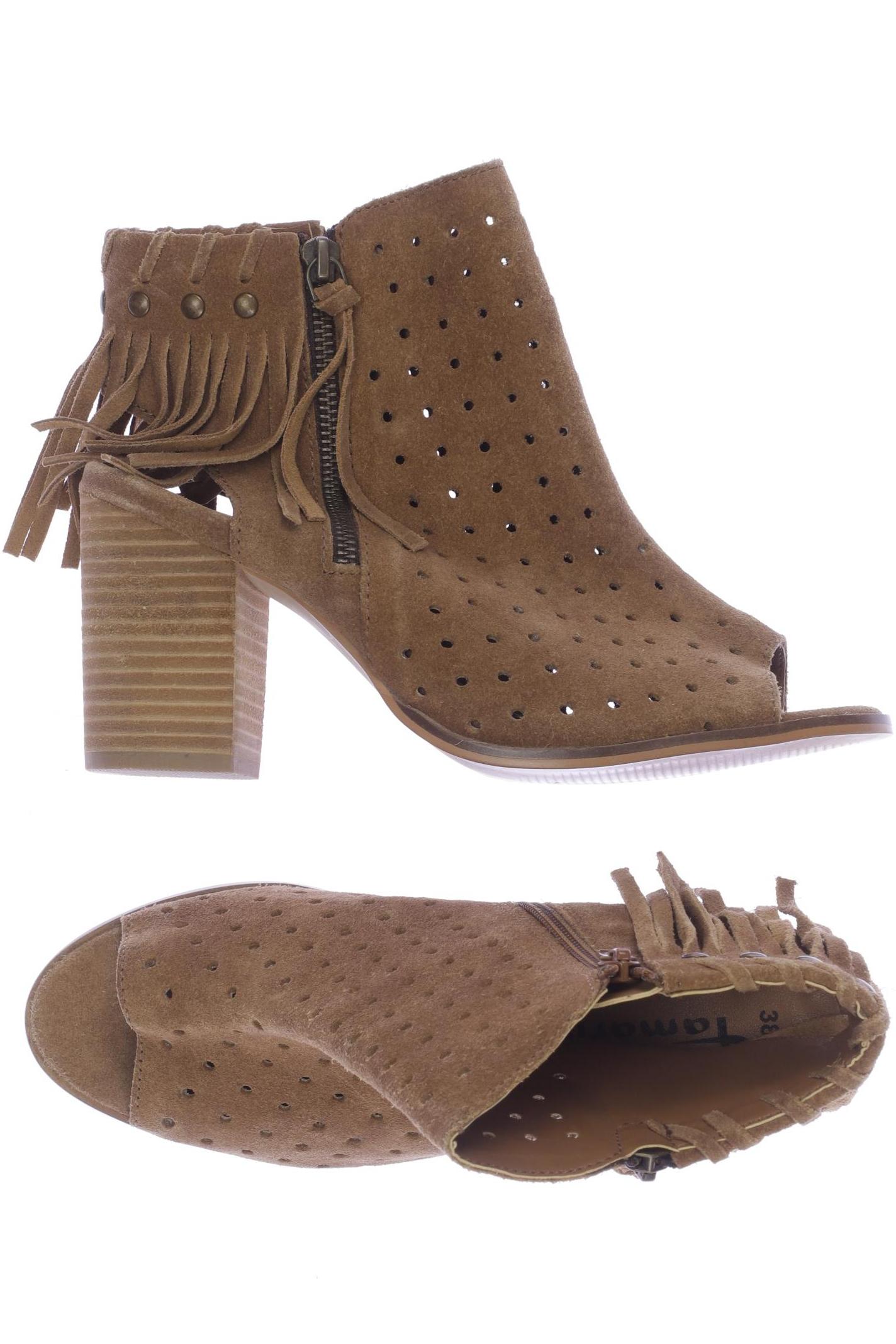 

Tamaris Damen Sandale, braun, Gr. 38