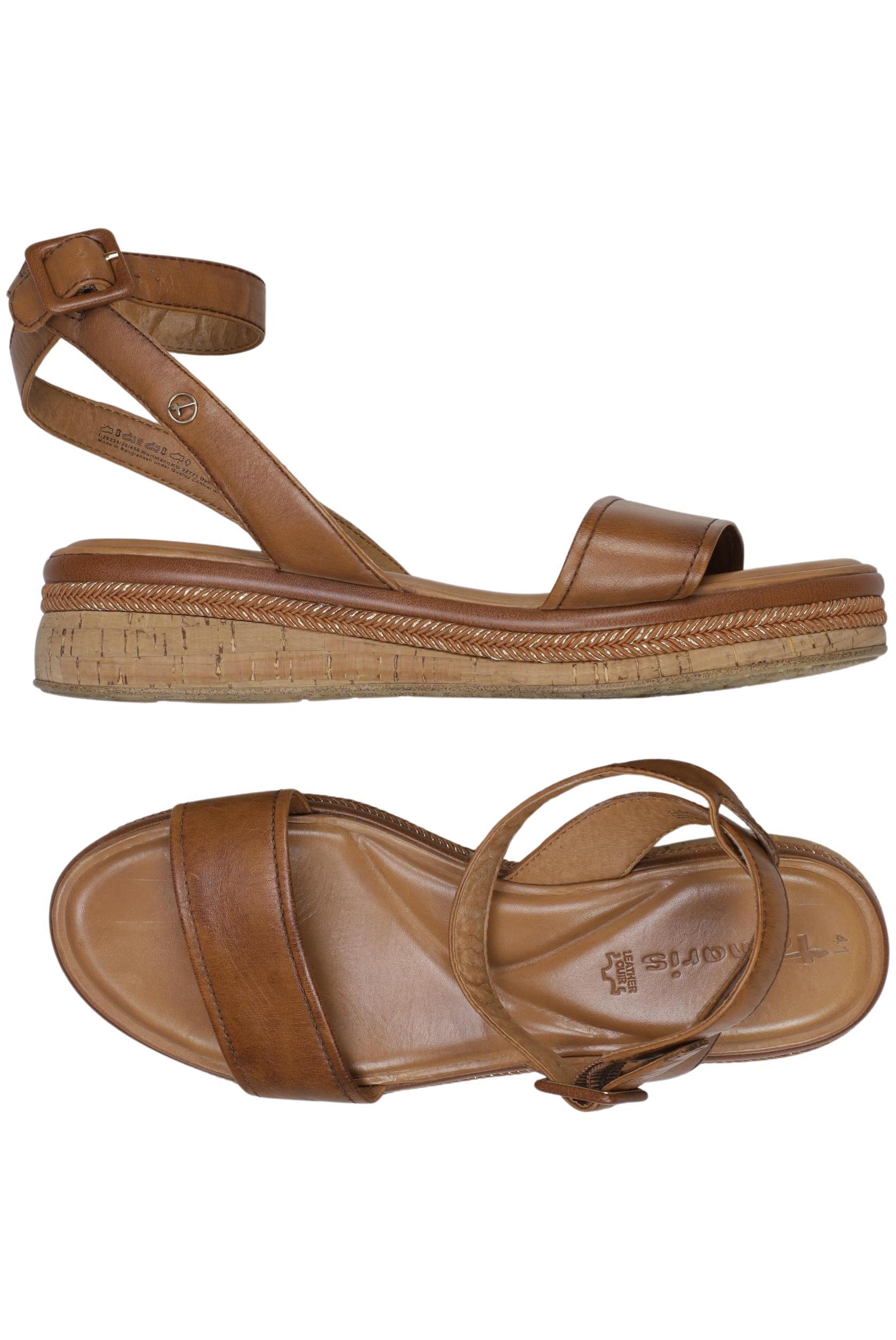 

Tamaris Damen Sandale, braun, Gr. 41