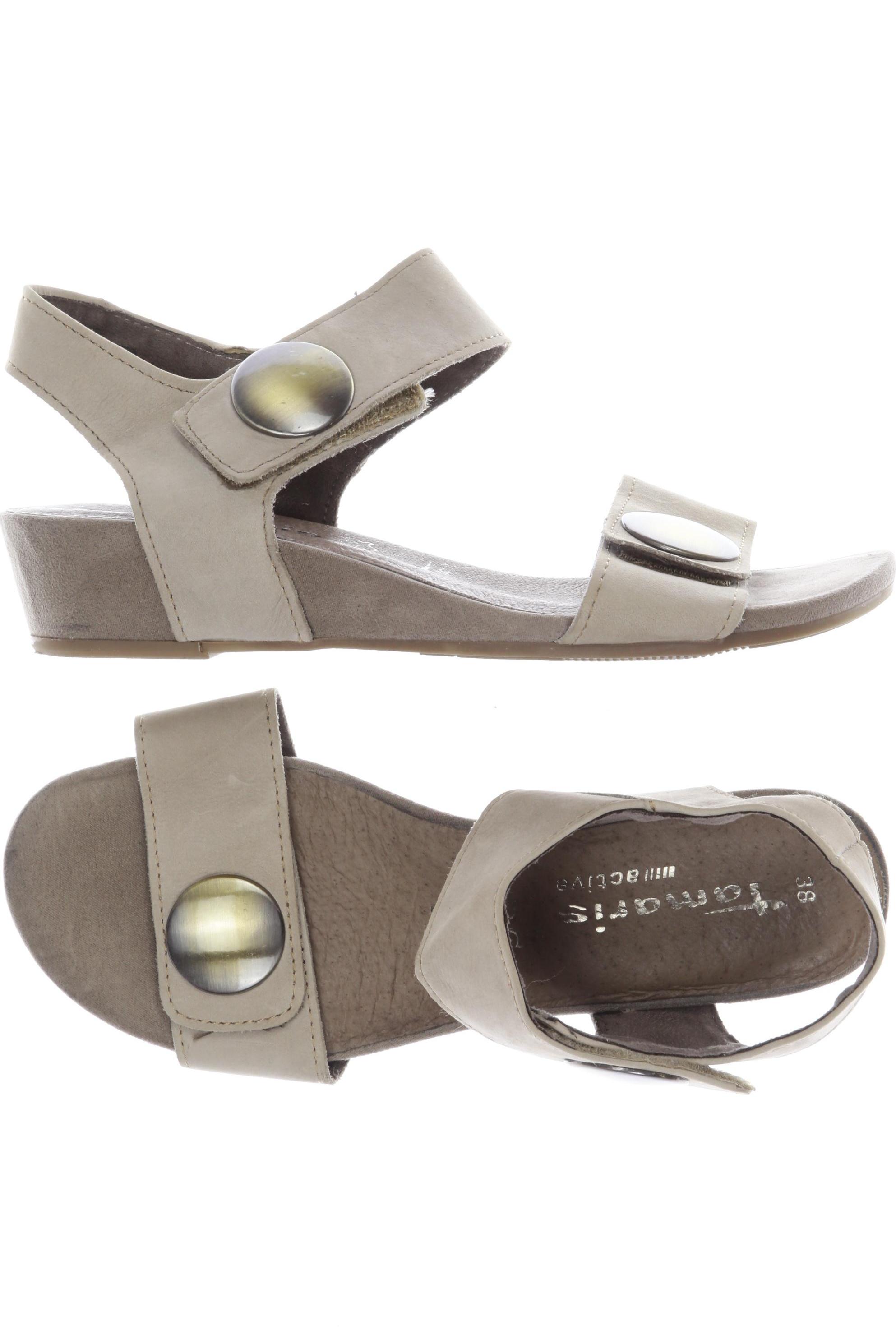 

Tamaris Damen Sandale, beige, Gr. 38