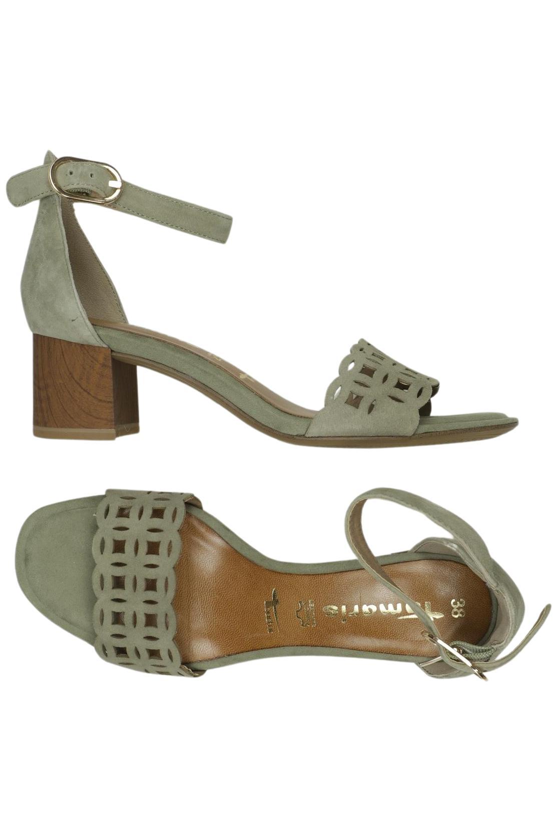 

Tamaris Damen Sandale, grün, Gr. 38