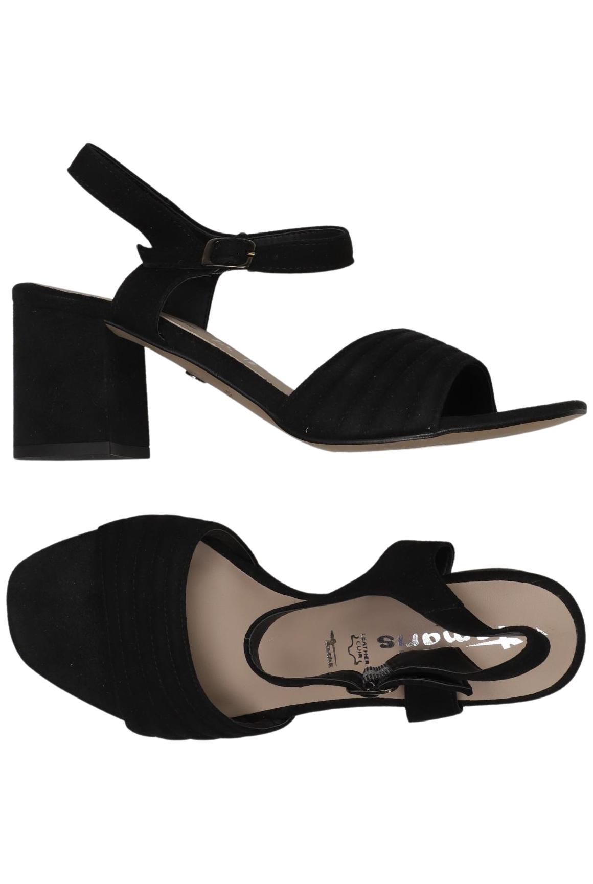 

Tamaris Damen Sandale, schwarz, Gr. 40