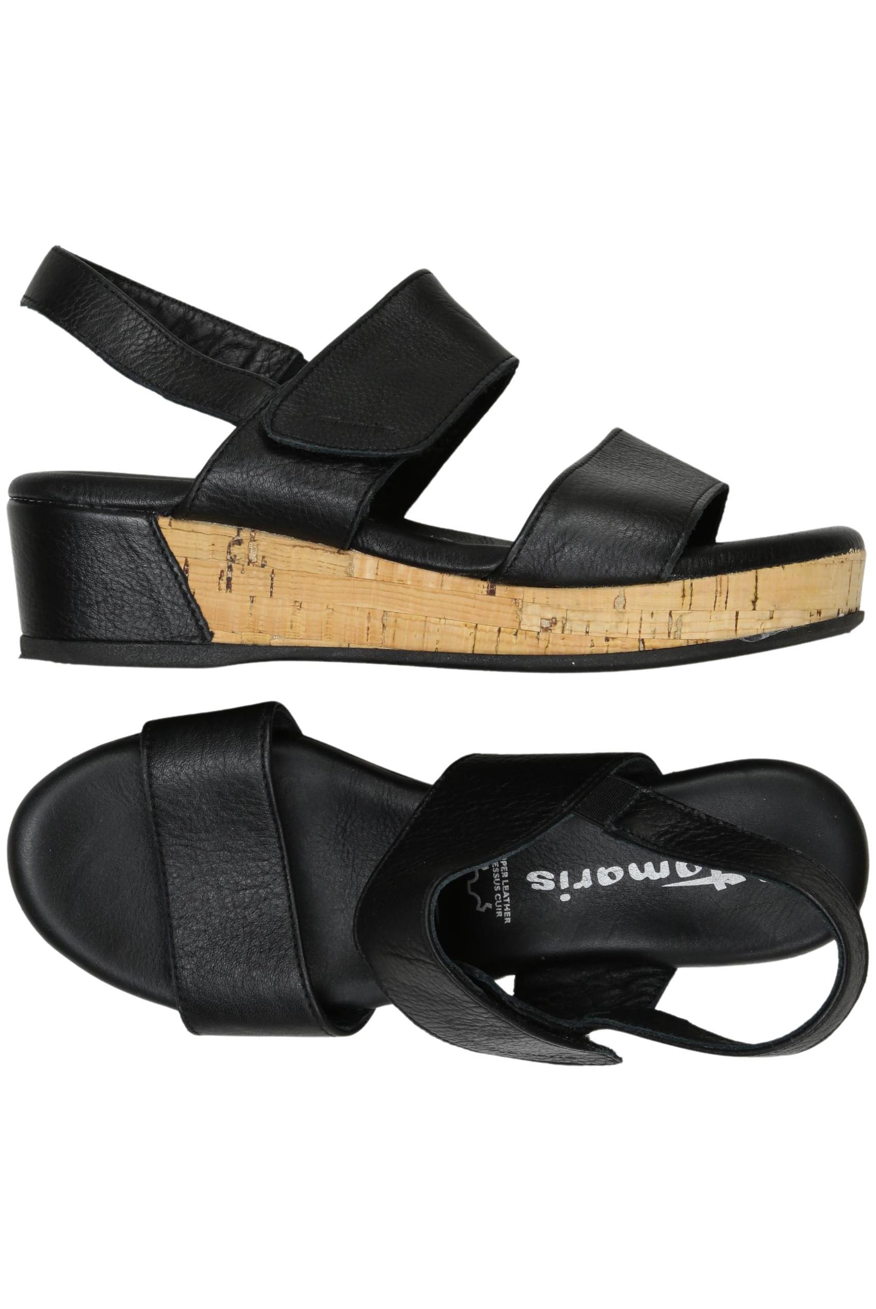 

Tamaris Damen Sandale, schwarz, Gr. 38