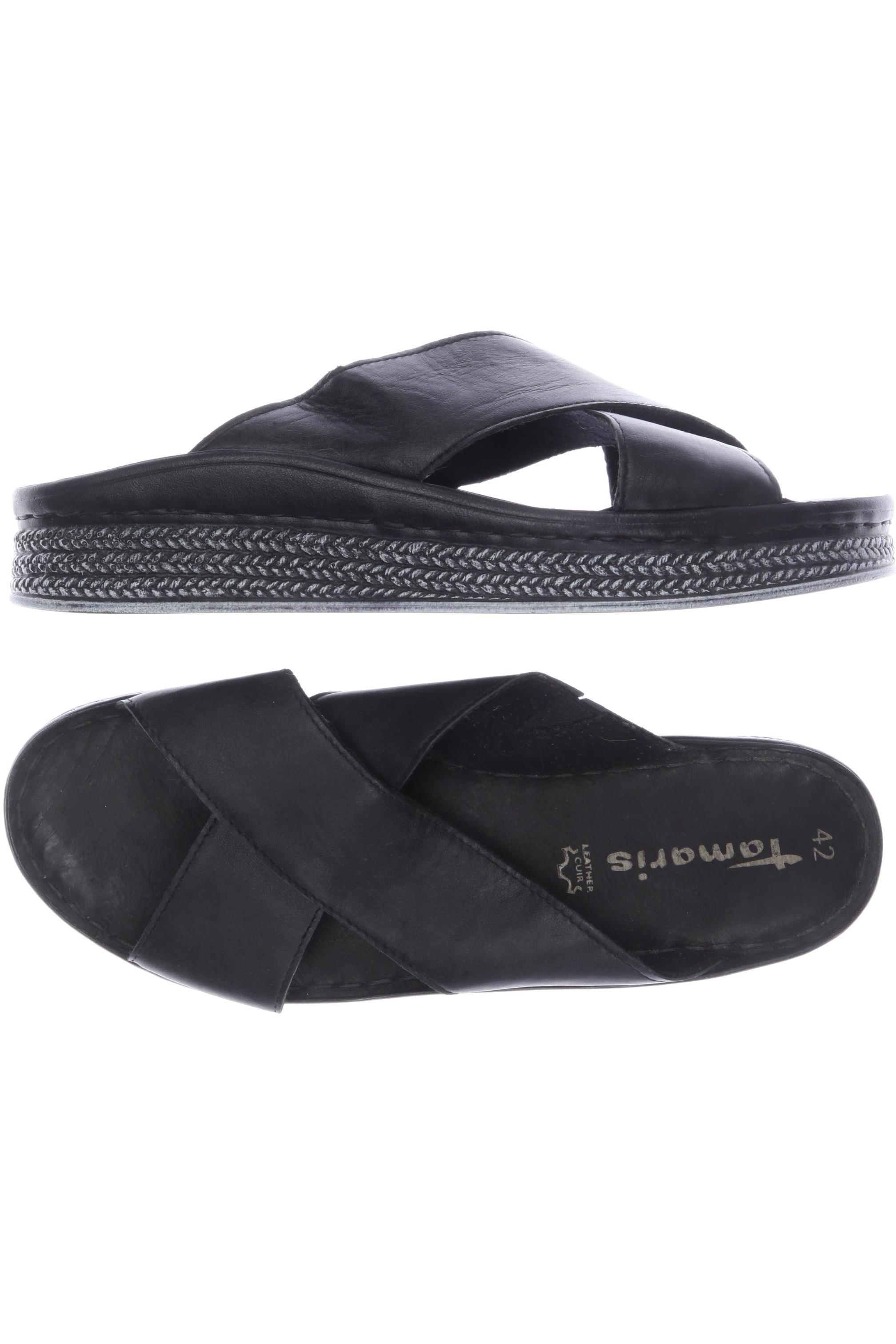 

Tamaris Damen Sandale, schwarz, Gr. 42