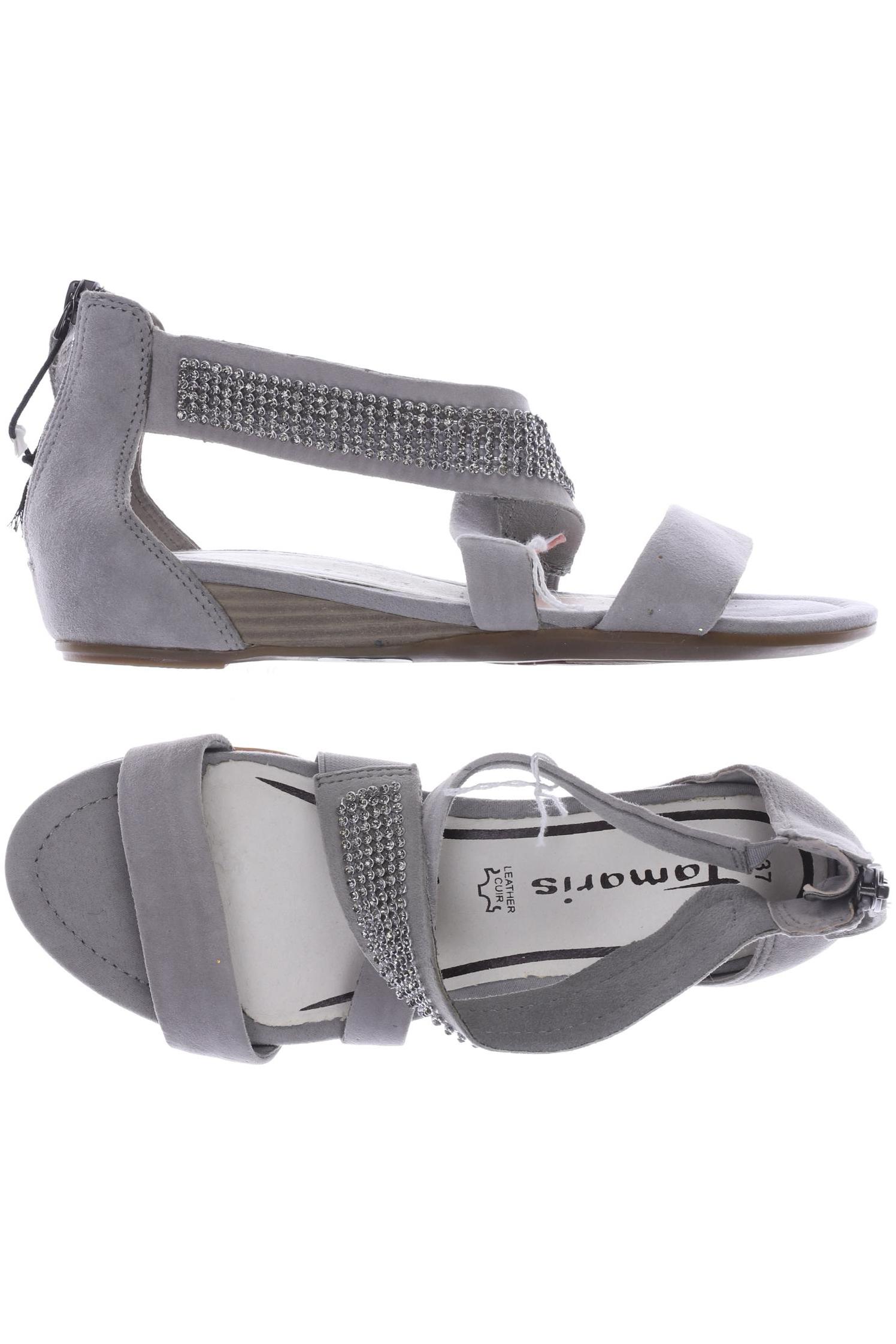 

Tamaris Damen Sandale, grau