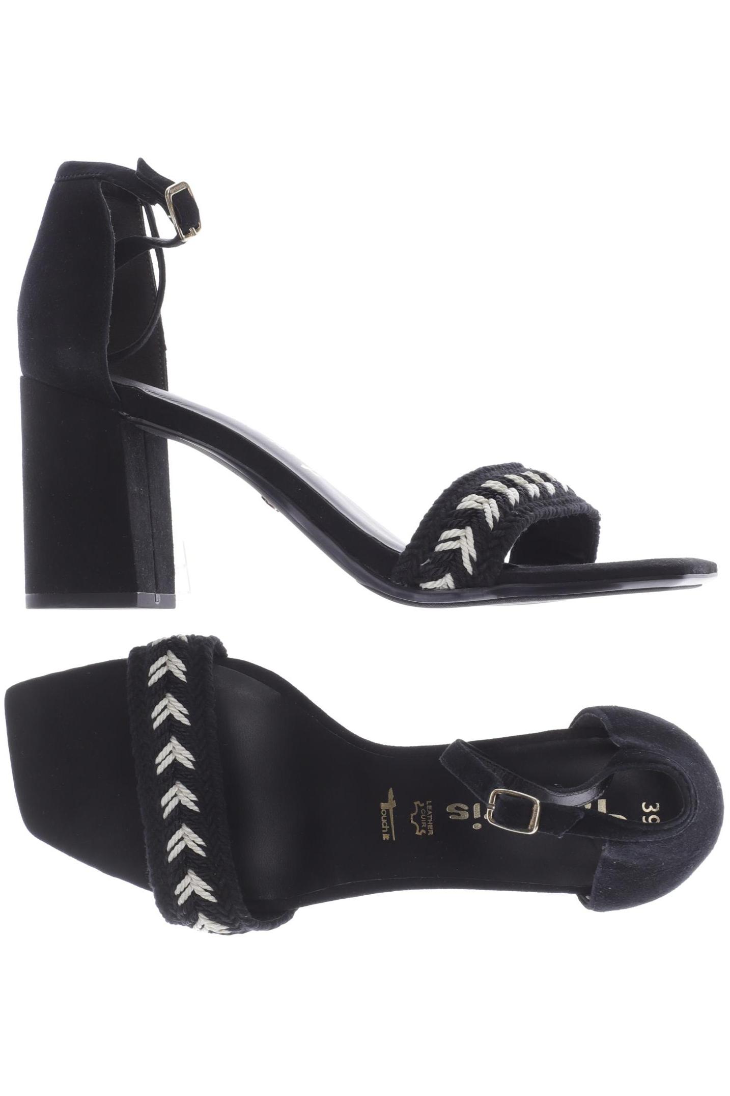 

Tamaris Damen Sandale, schwarz, Gr. 39