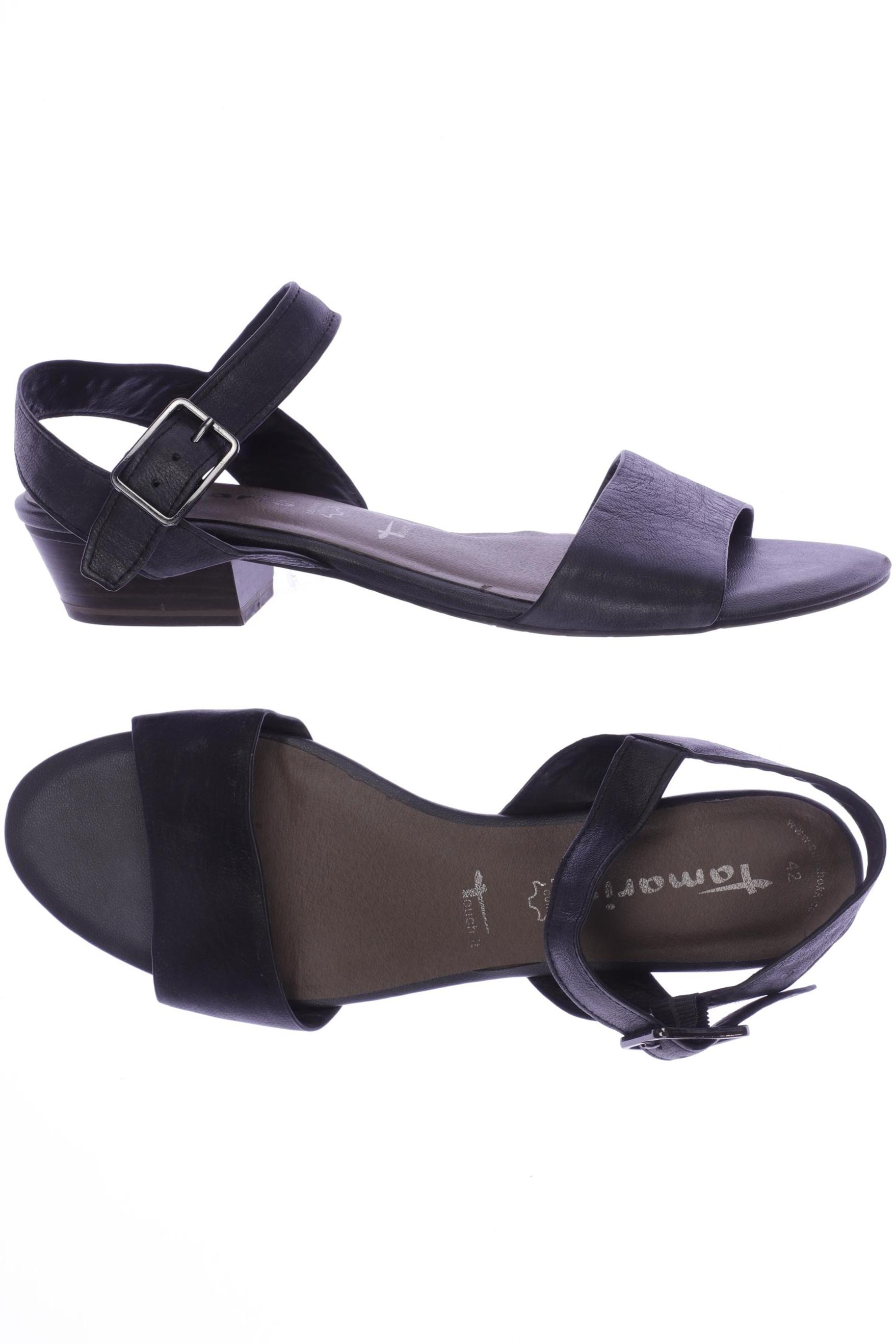 

Tamaris Damen Sandale, schwarz, Gr. 42