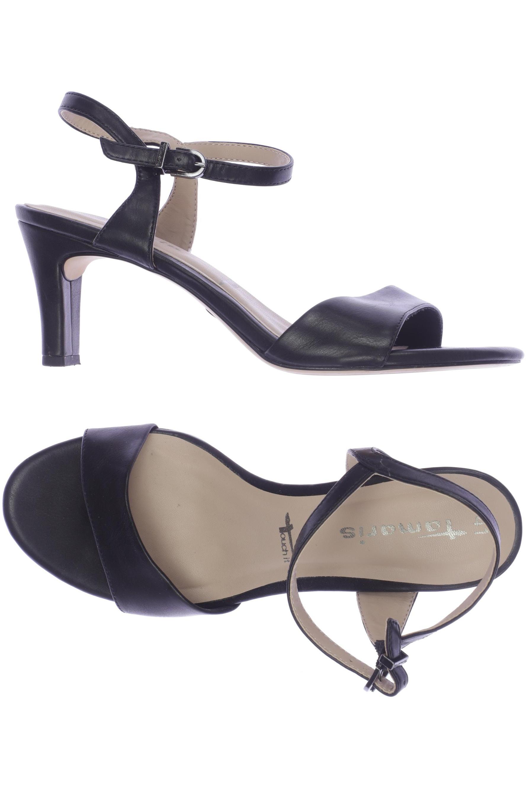 

Tamaris Damen Sandale, schwarz, Gr. 41
