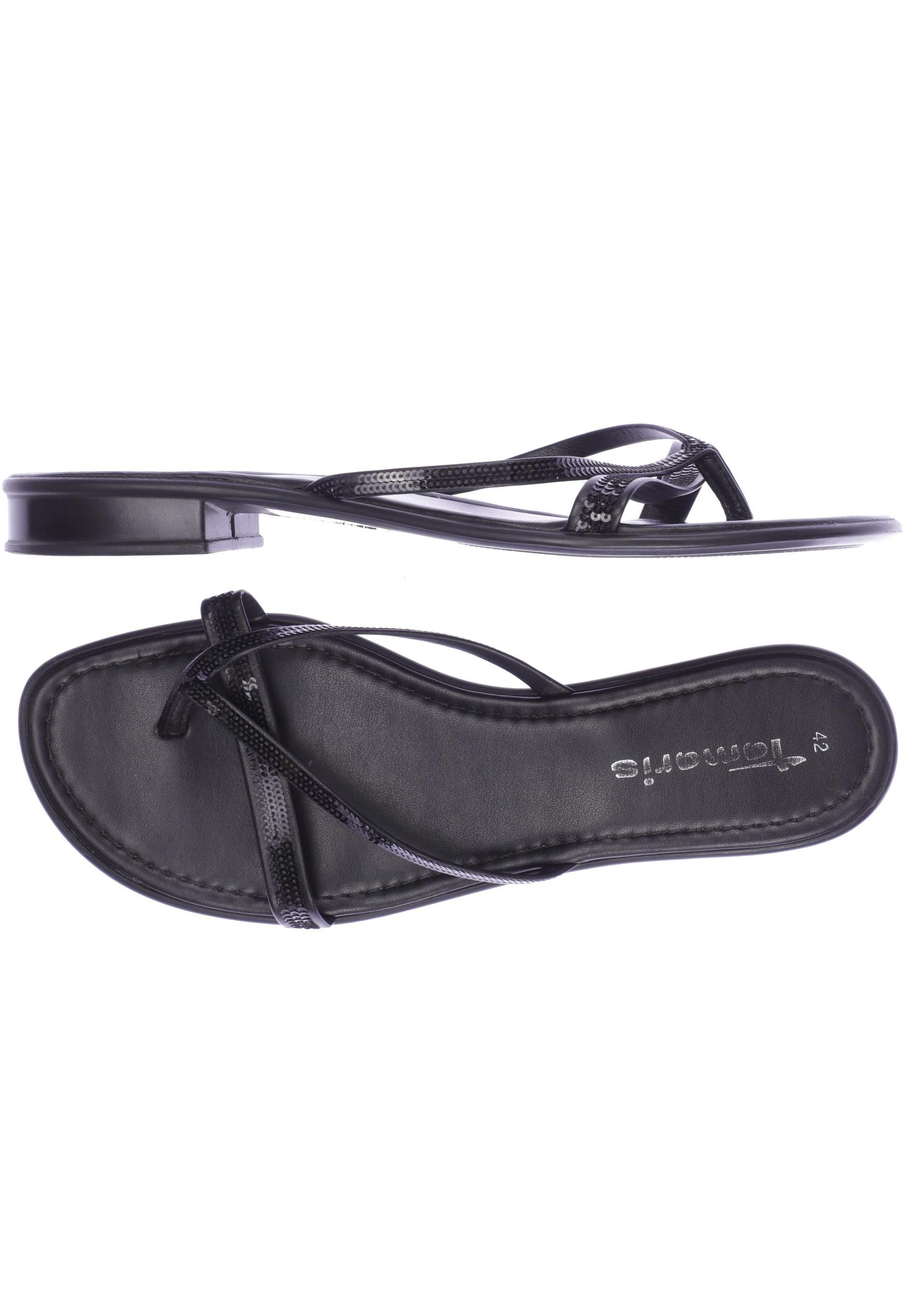 

Tamaris Damen Sandale, schwarz, Gr. 42