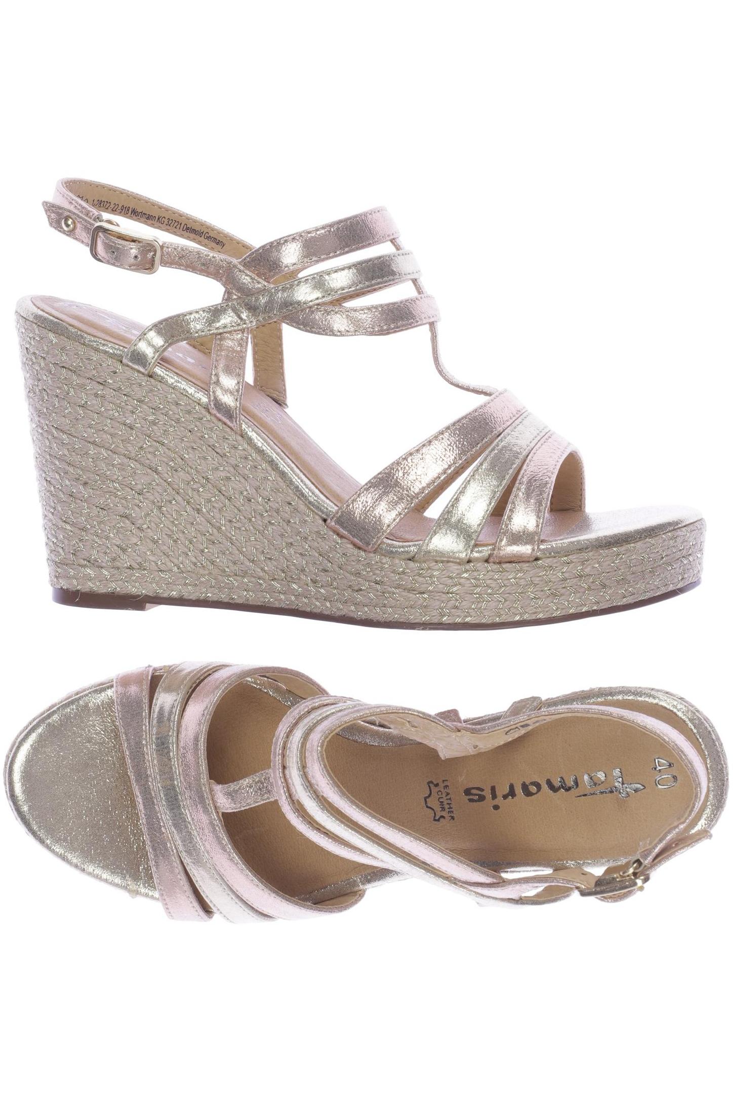 

Tamaris Damen Sandale, beige