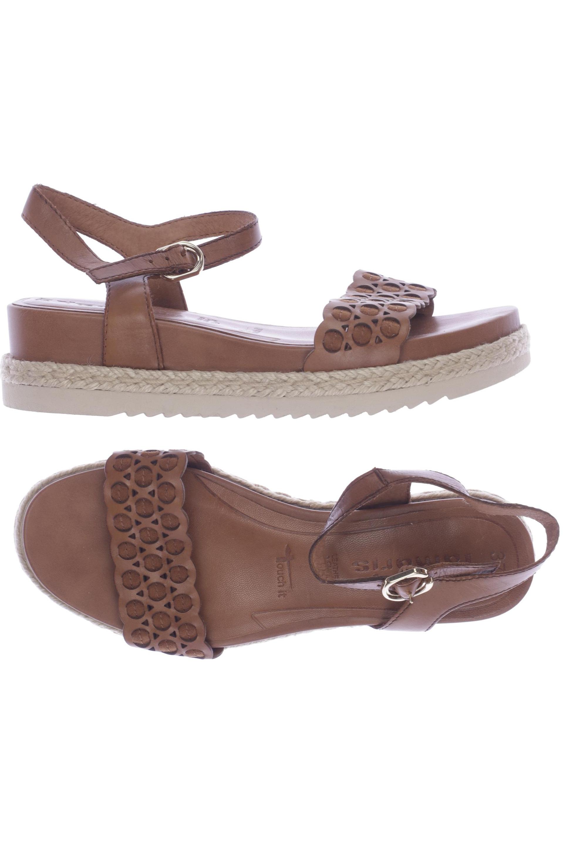 

Tamaris Damen Sandale, braun, Gr. 37