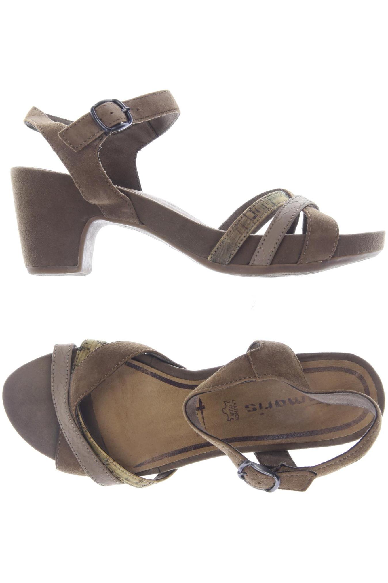 

Tamaris Damen Sandale, braun, Gr. 37