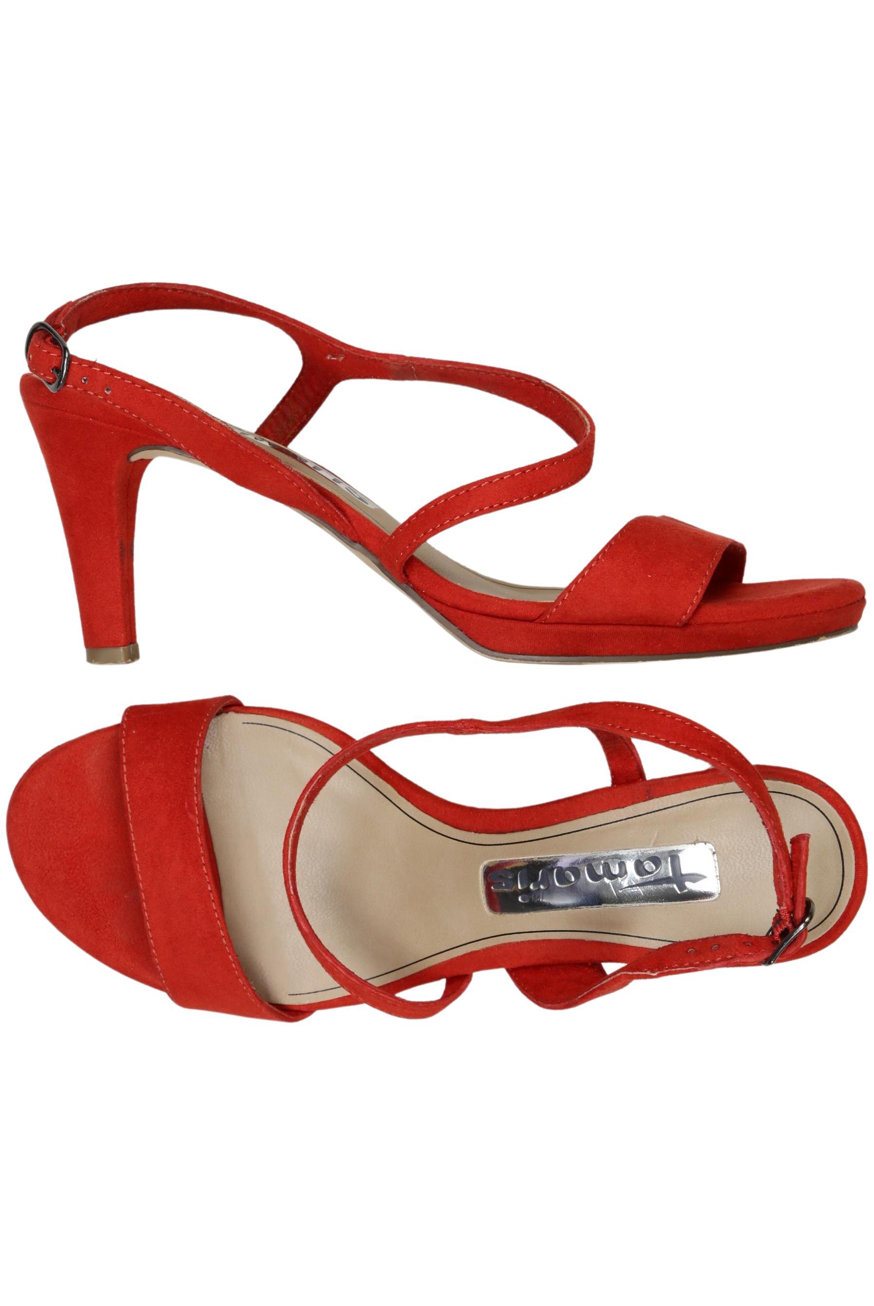

Tamaris Damen Sandale, rot, Gr. 37