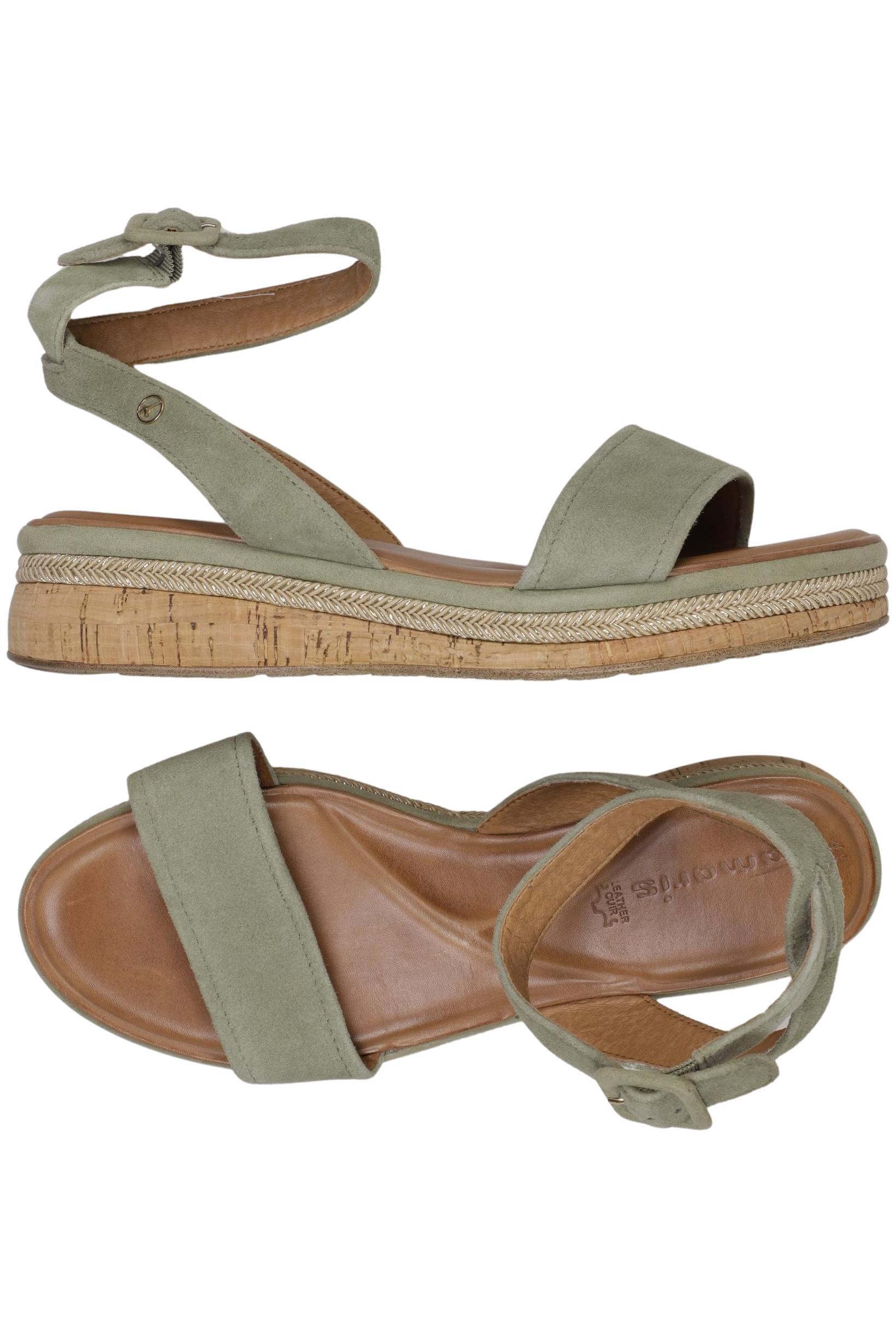 

Tamaris Damen Sandale, grün, Gr. 41