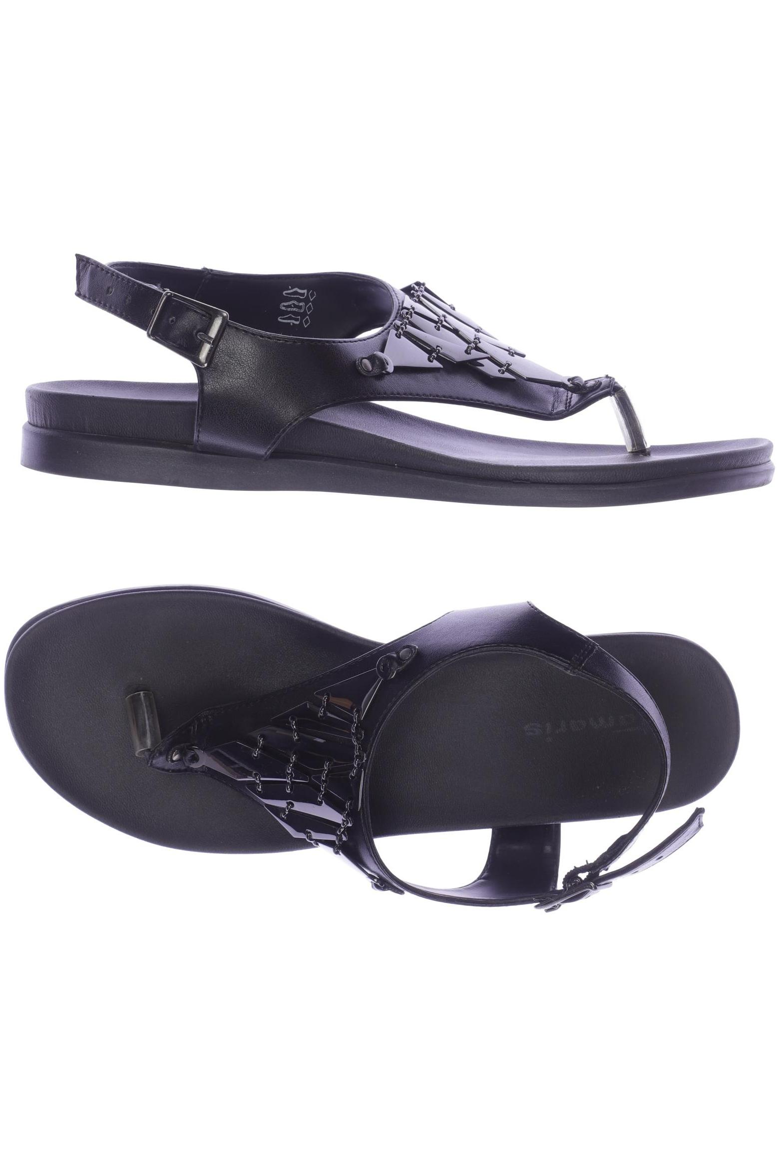 

Tamaris Damen Sandale, schwarz, Gr. 40