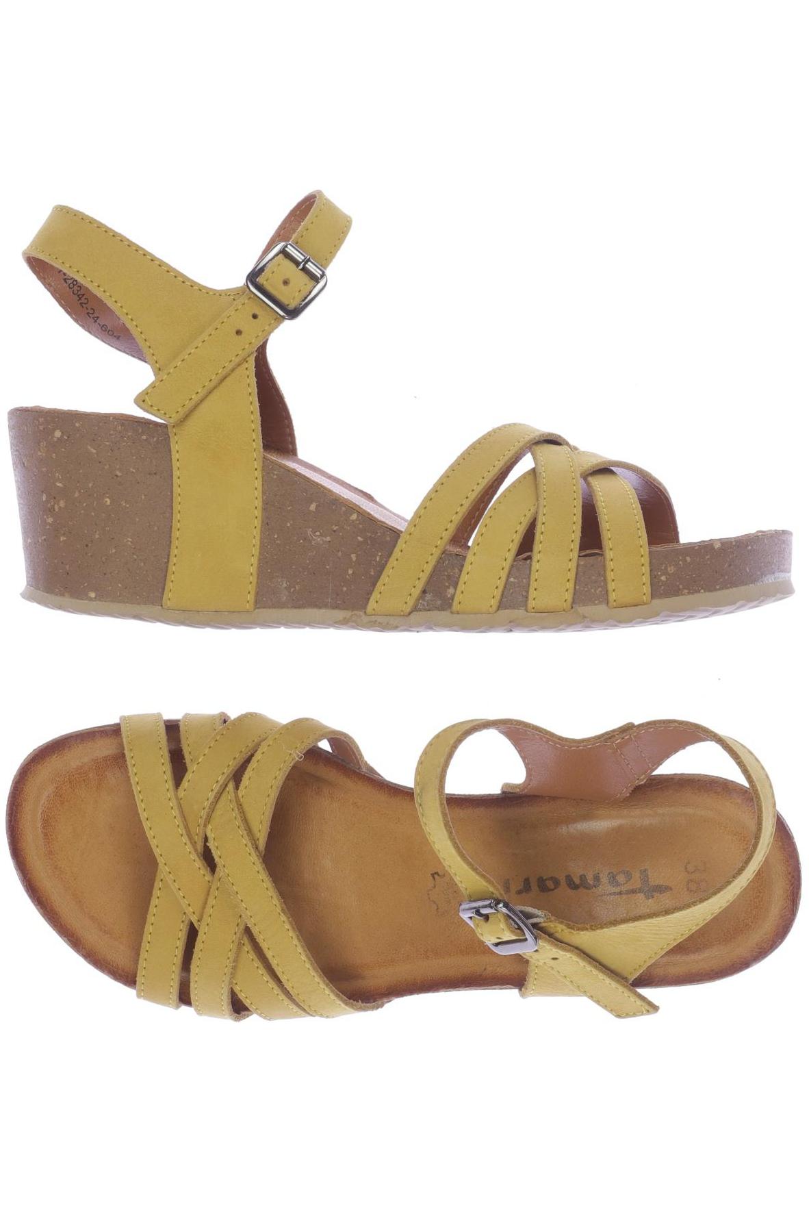 

Tamaris Damen Sandale, orange, Gr. 38