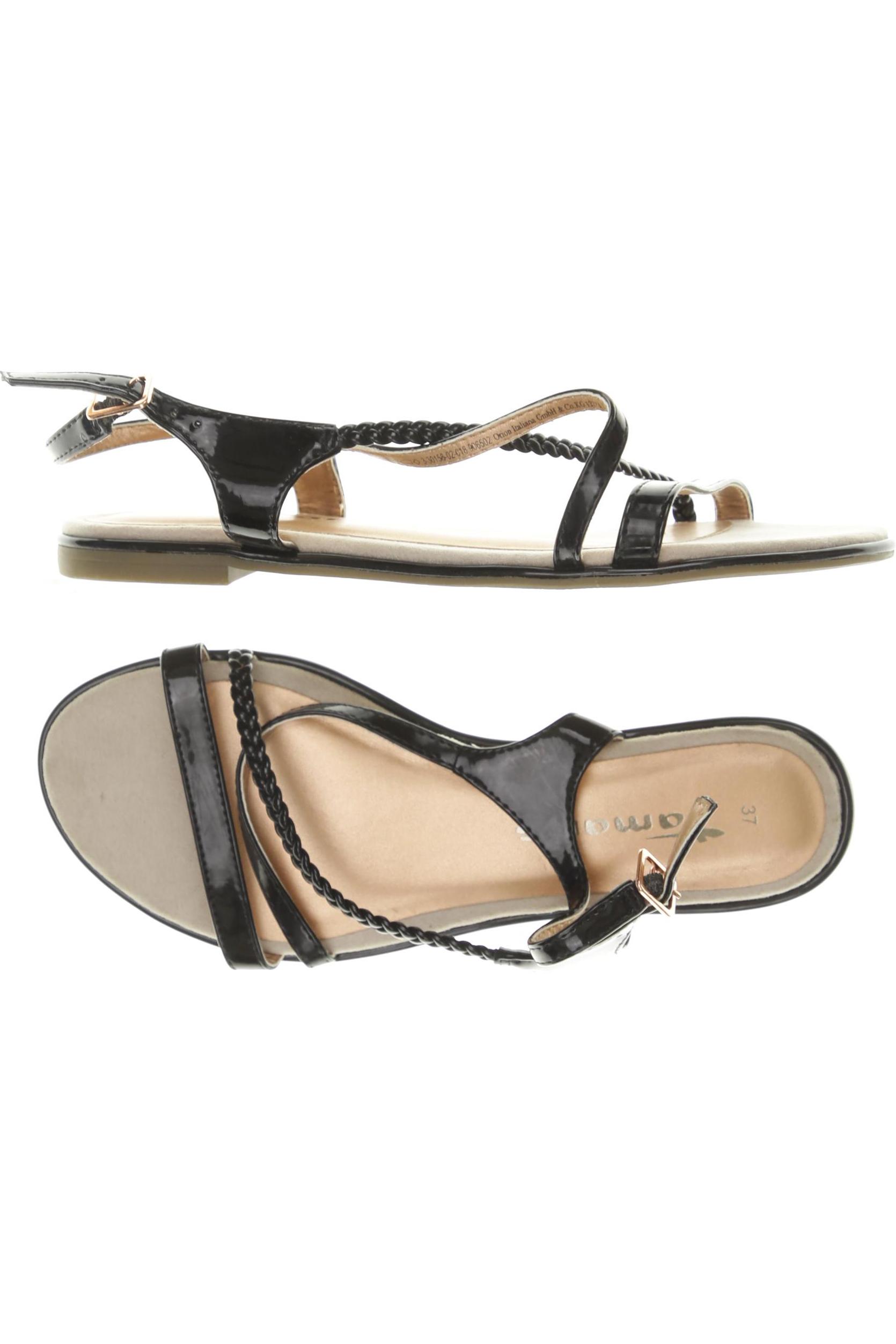 

Tamaris Damen Sandale, schwarz, Gr. 37