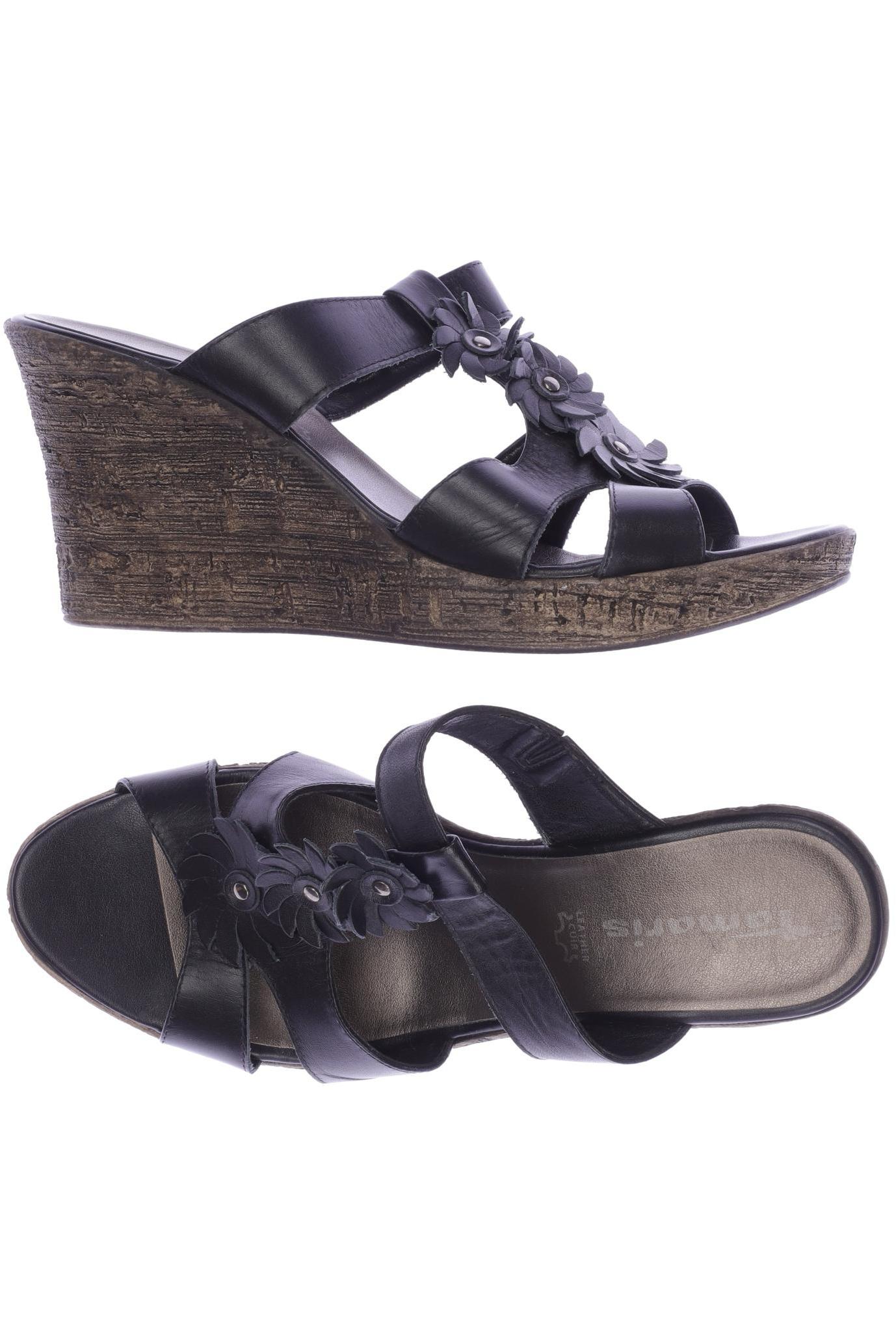 

Tamaris Damen Sandale, schwarz, Gr. 41