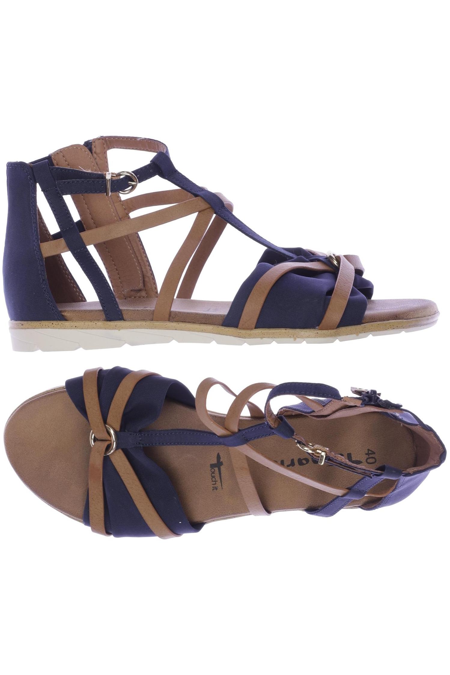 

Tamaris Damen Sandale, marineblau, Gr. 40