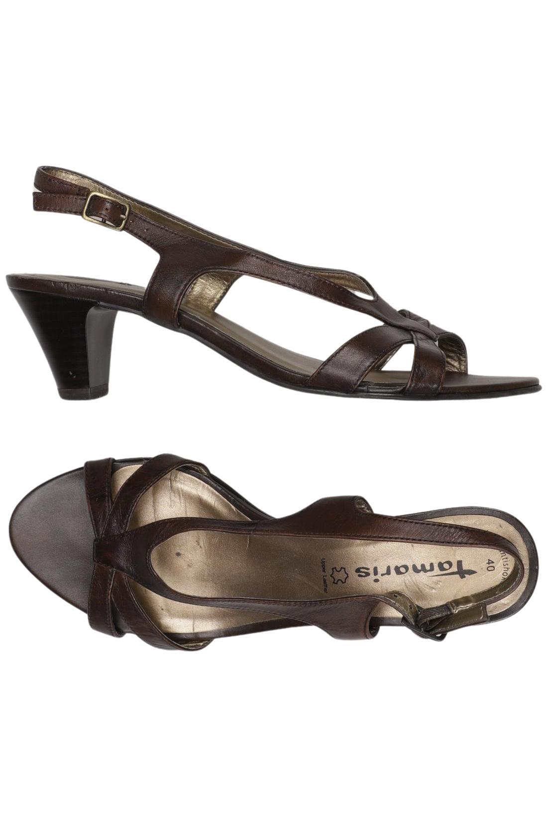 

Tamaris Damen Sandale, braun, Gr. 40