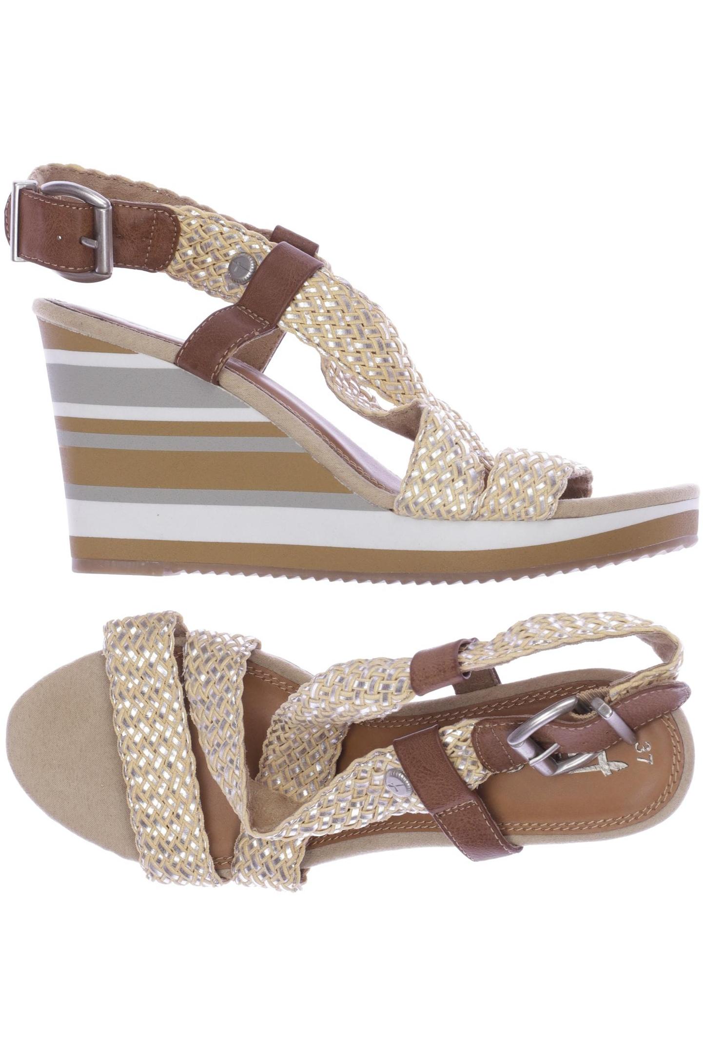 

Tamaris Damen Sandale, beige, Gr. 37