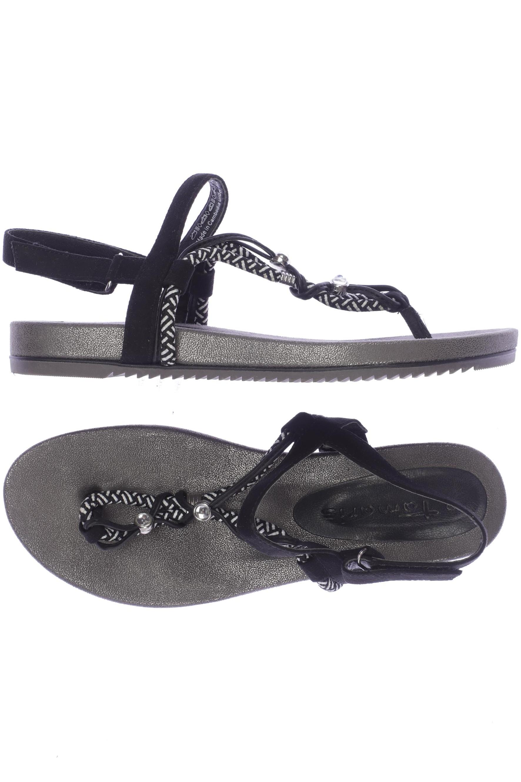 

Tamaris Damen Sandale, schwarz, Gr. 39