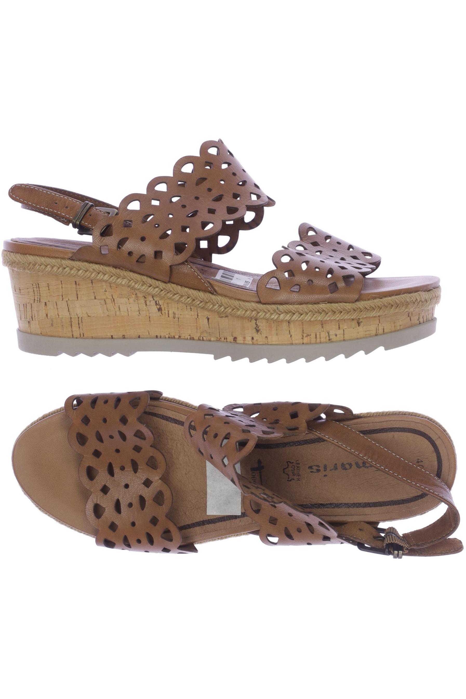 

Tamaris Damen Sandale, braun, Gr. 40