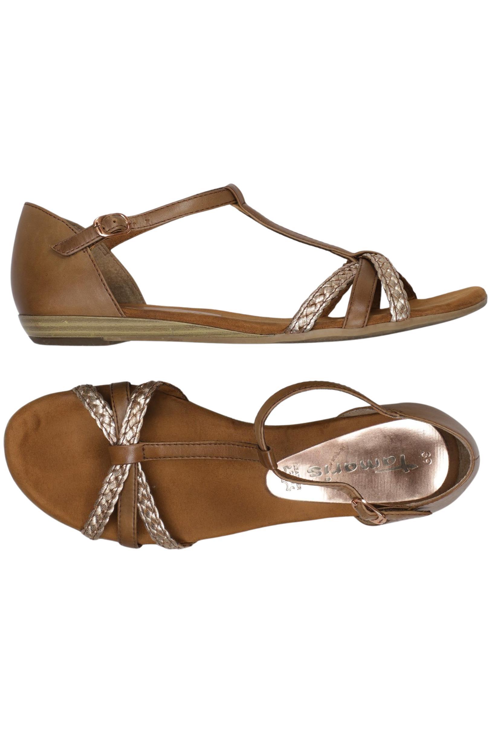 

Tamaris Damen Sandale, braun, Gr. 39
