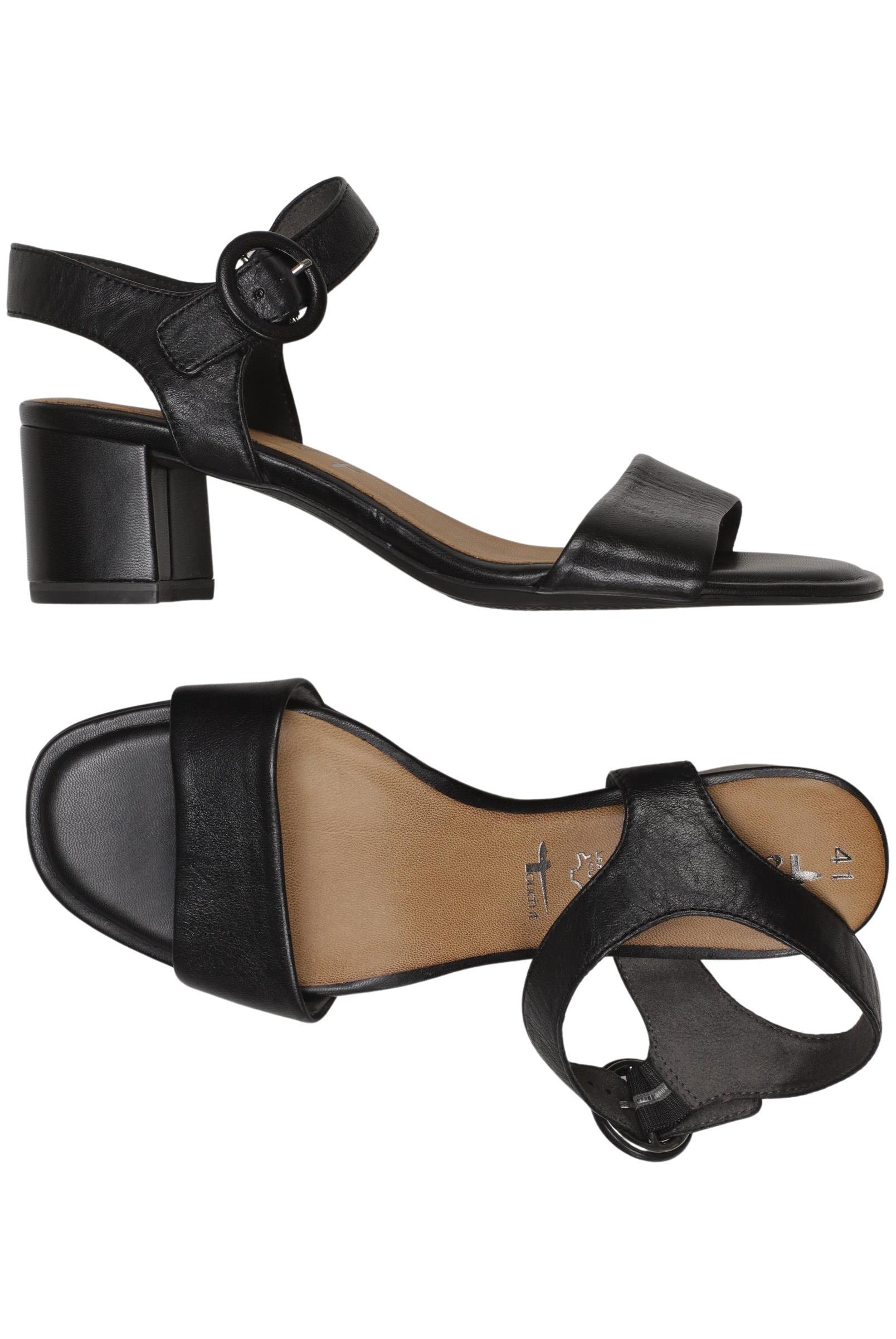 

Tamaris Damen Sandale, schwarz, Gr. 41