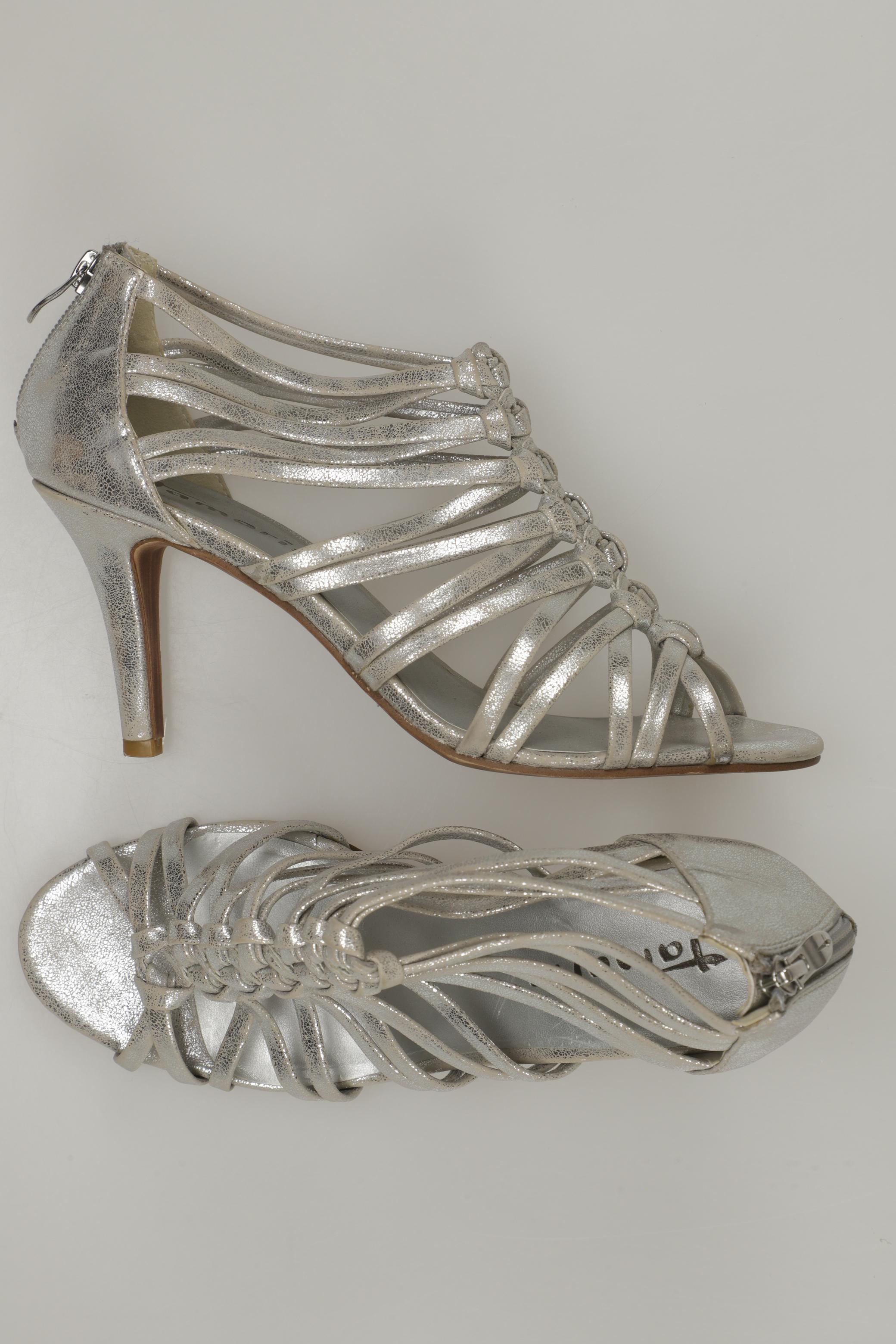 

Tamaris Damen Sandale, silber, Gr. 40