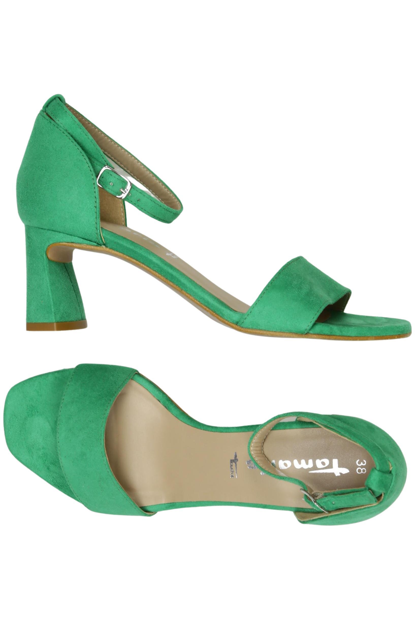 

Tamaris Damen Sandale, grün, Gr. 38